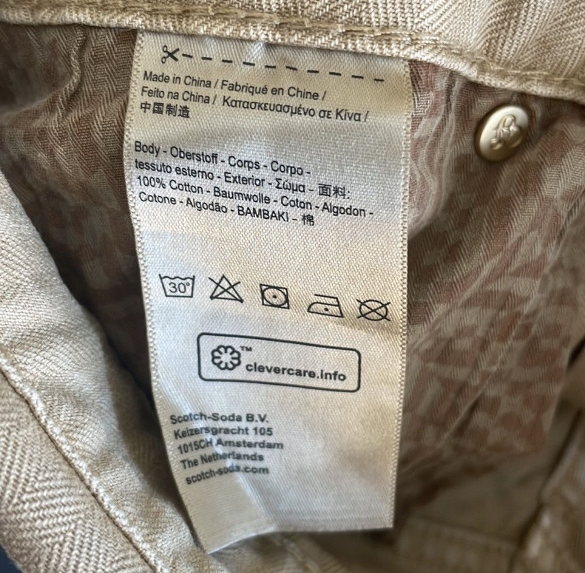 Scotch & Soda Scotch and Soda Trousers, 100% Cotton, Size 6 Size 28" / US 6 / IT 42 - 16 Thumbnail