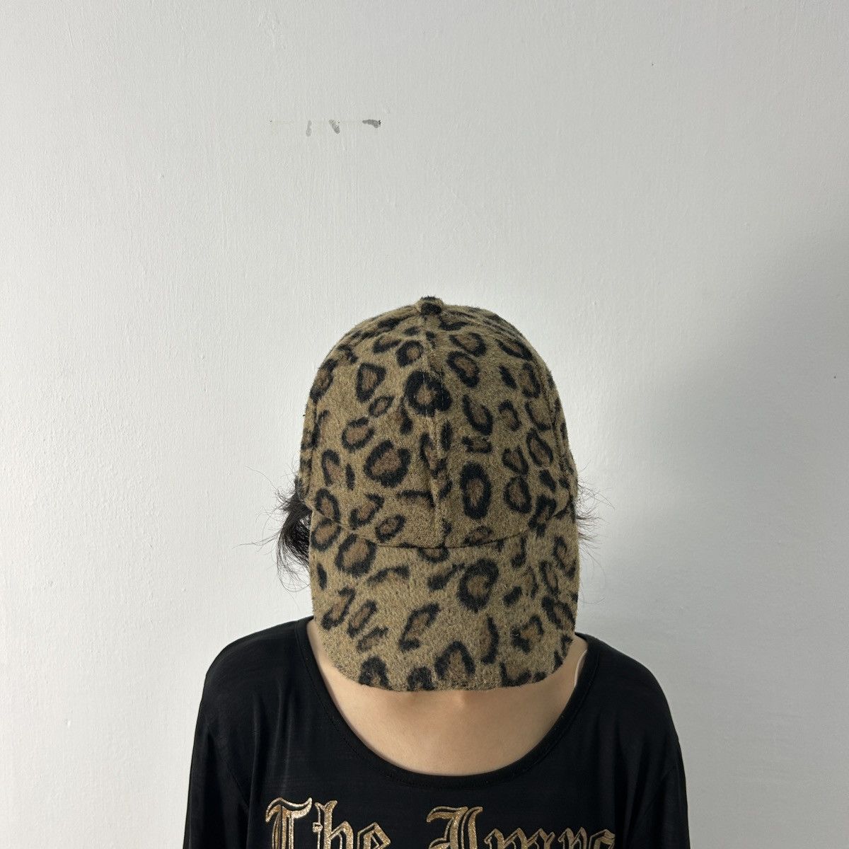 Japanese Brand × Vintage 1990s Big Leopard Print Cap Size ONE SIZE - 1 Thumbnail