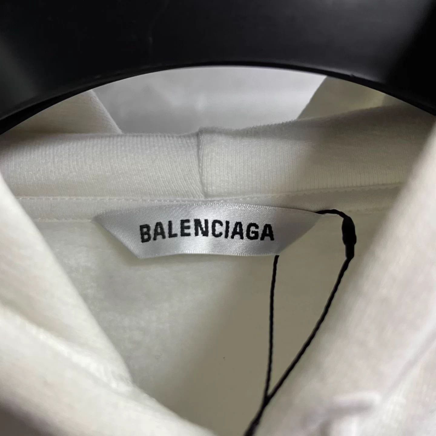 Balenciaga Balenciaga White Small Logo LS Sweatshirt XS Size US XS / EU 42 / 0 - 3 Thumbnail