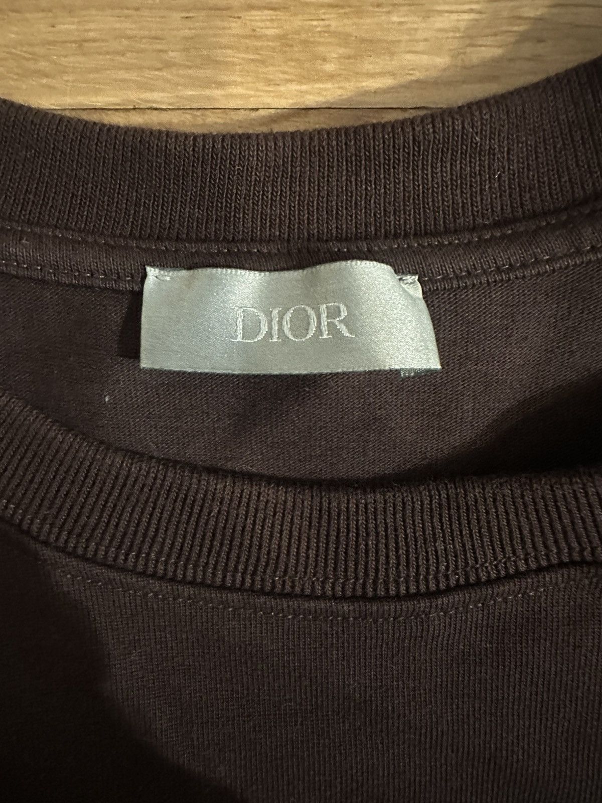 Dior Dior CD Icon Embroidered Logo T-Shirt Brown Size M Size US M / EU 48-50 / 2 - 6 Thumbnail