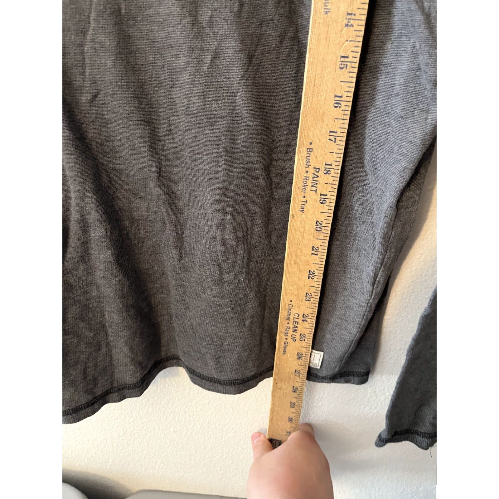 Vans VANS Hoodie Mens XL Gray Pullover Thermal Waffle Knit Embroidered Logo Pockets All Seasons Hooded Lightweight Size US XL / EU 56 / 4 - 4 Thumbnail