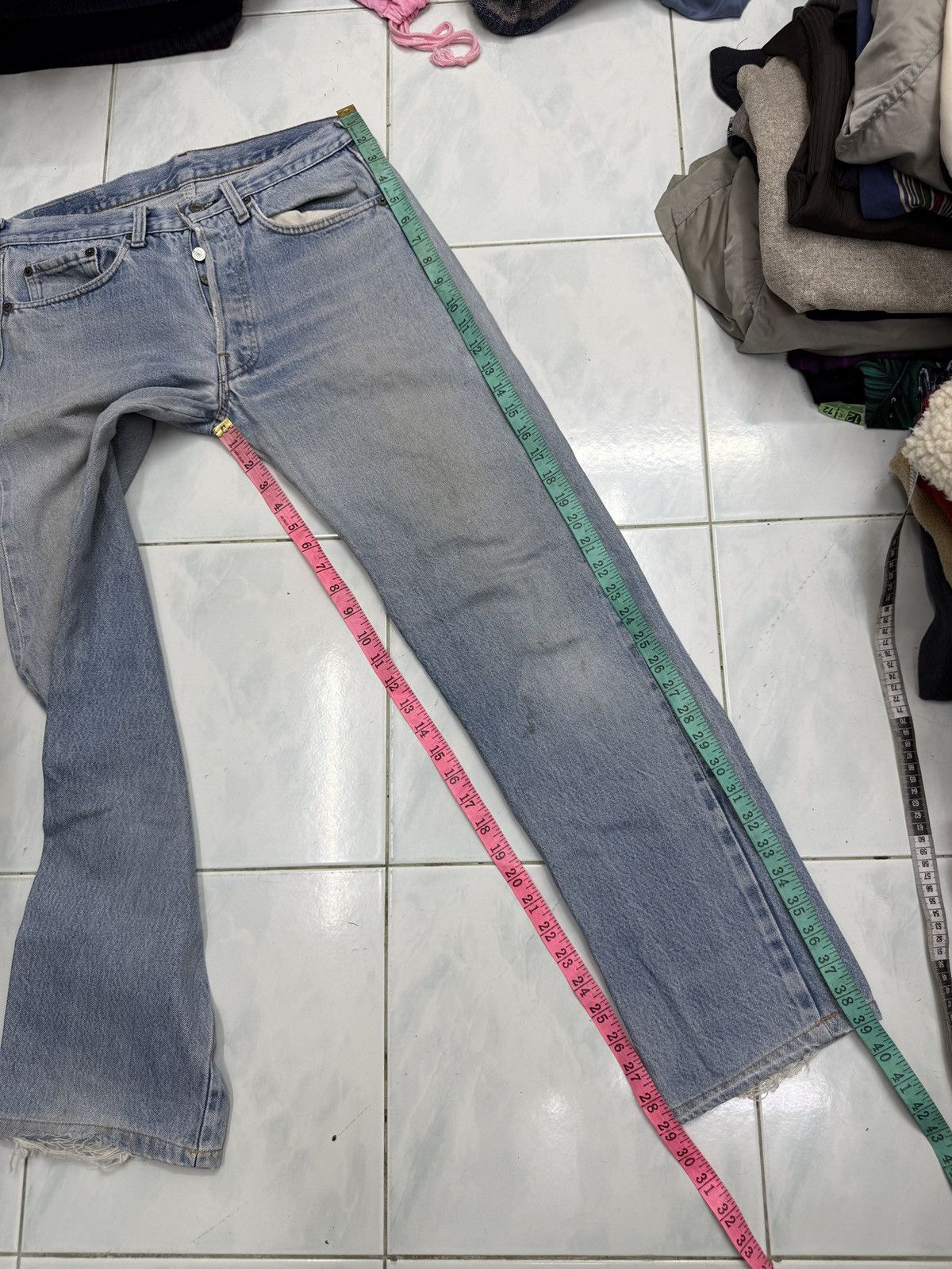 Levi's 🔥🔥🔥ARCHIVE VINTAGE LEVIS 501 SELVEDGE DENIM Size US 30 / EU 46 - 19 Thumbnail