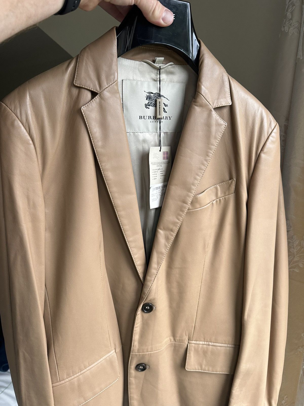 Burberry Burberry leather jacket blazer sample C Bailey Size US M / EU 48-50 / 2 - 24 Thumbnail