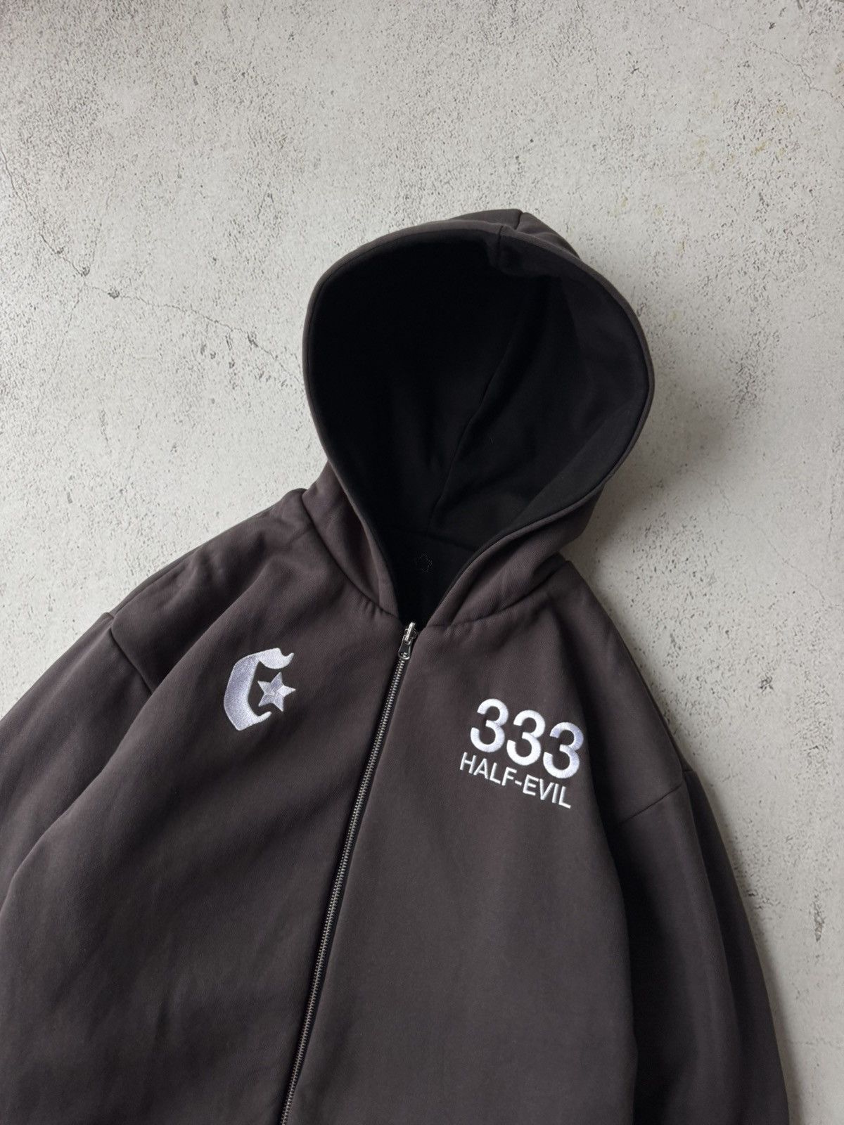 Crash Vancouver × Half Evil Half Evil 333 Crash Vancouver Double Reversible Zip Hoodie Size US S / EU 44-46 / 1 - 10 Thumbnail