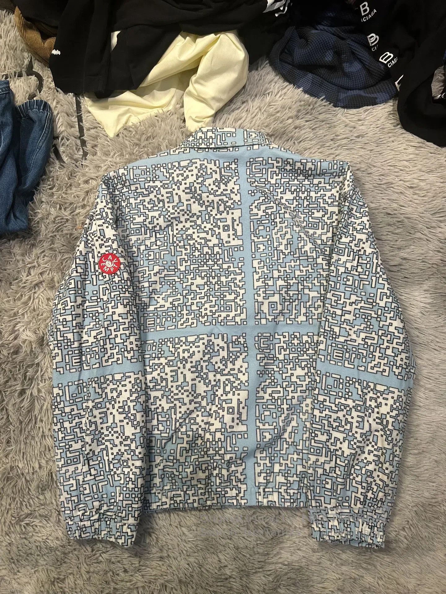 Cav Empt C.E/CAVEMPT Blue Noise Zipped Jacket. Size US M / EU 48-50 / 2 - 2 Thumbnail