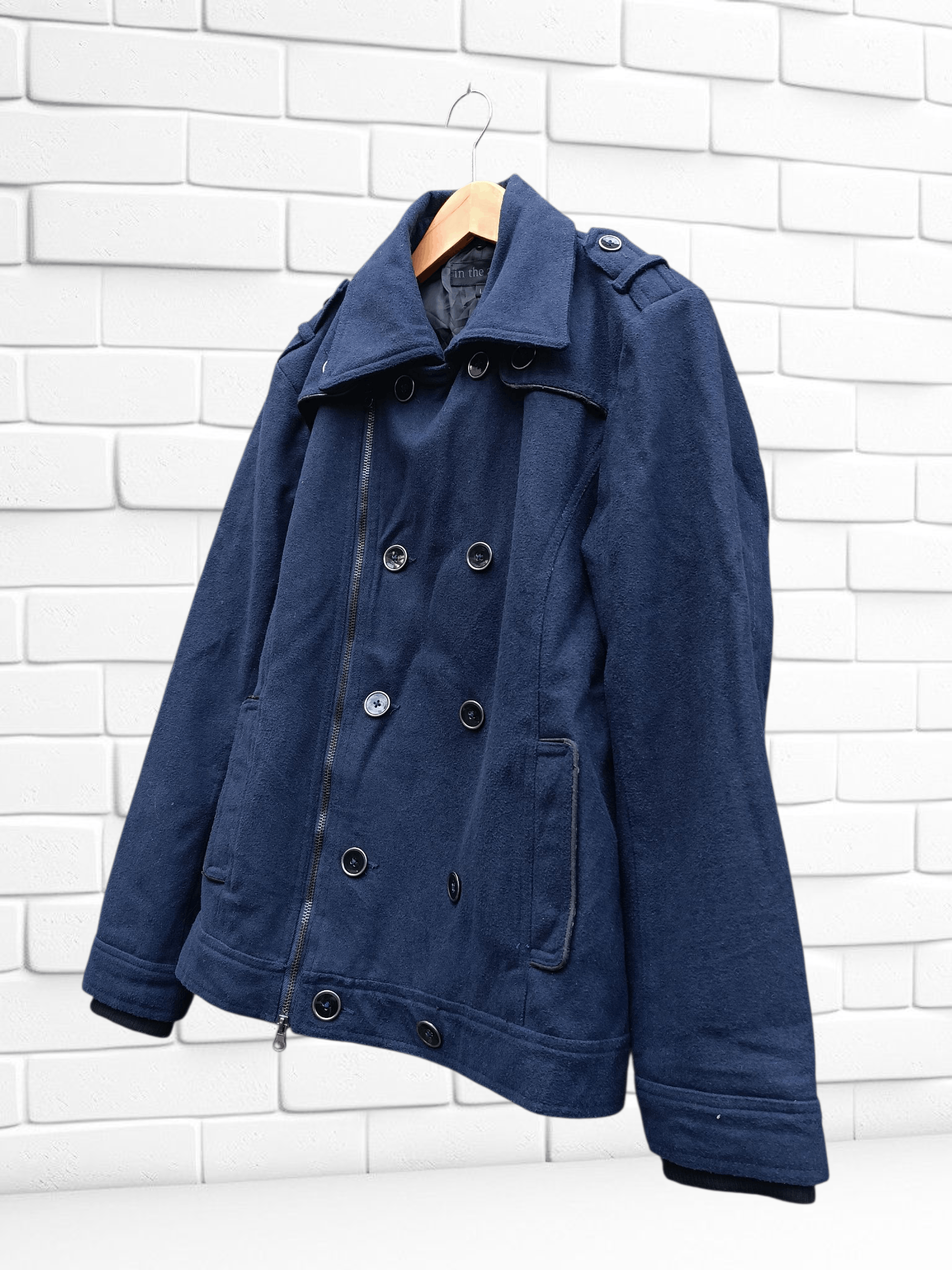 In The Attic In The Attic Double Breasted Napoleon Pea Coat Jacket Size US M / EU 48-50 / 2 - 2 Thumbnail