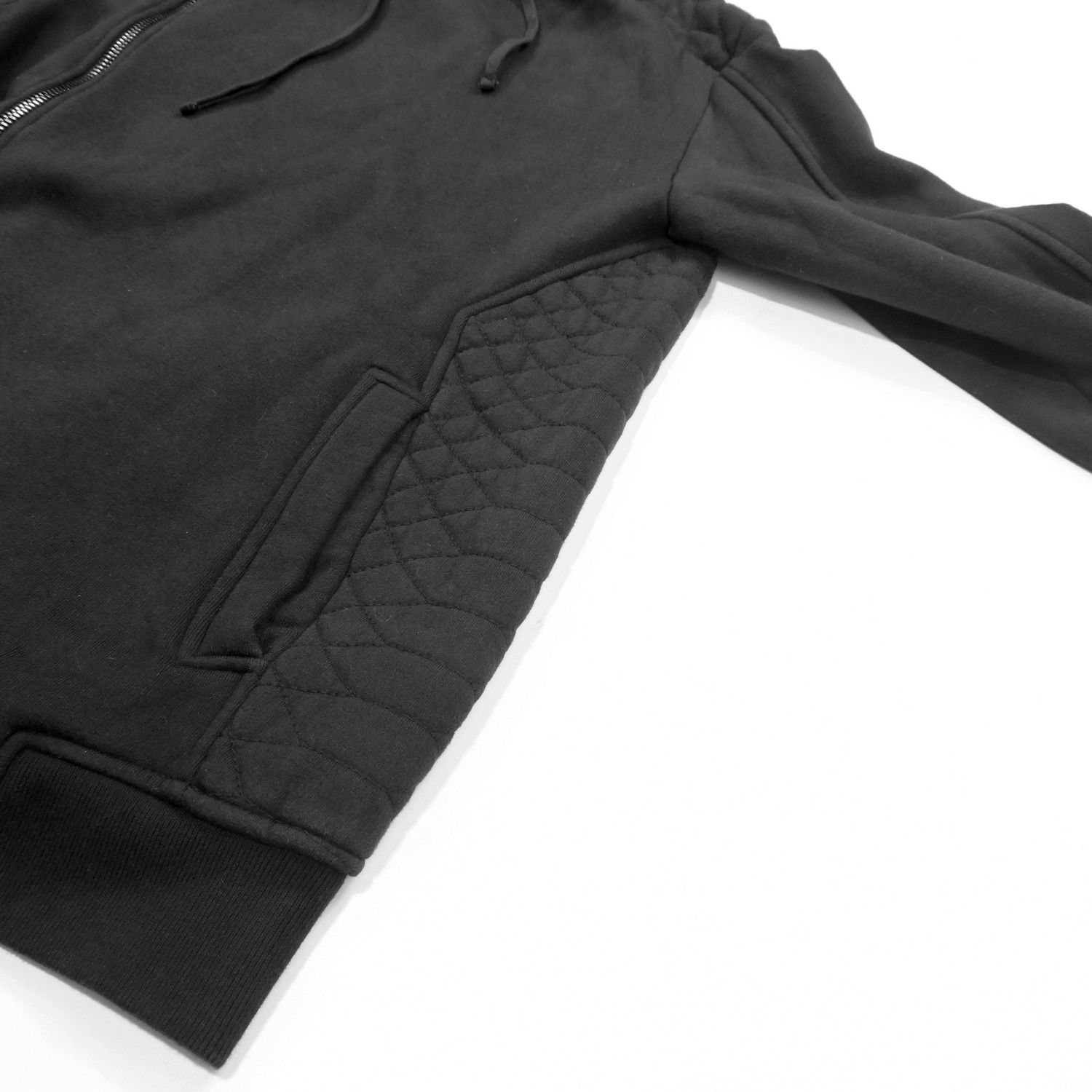 Balmain BALMAIN ASYMMETRICAL MOCK NECK ZIP-HOODIE Size US S / EU 44-46 / 1 - 9 Thumbnail