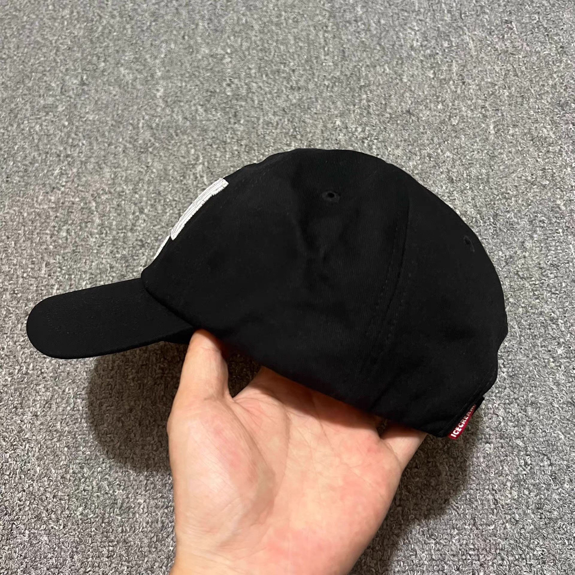 Billionaire Boys Club BBC ICECREAM Embroidered Curved Brim Baseball Cap Q7 Size ONE SIZE - 4 Thumbnail