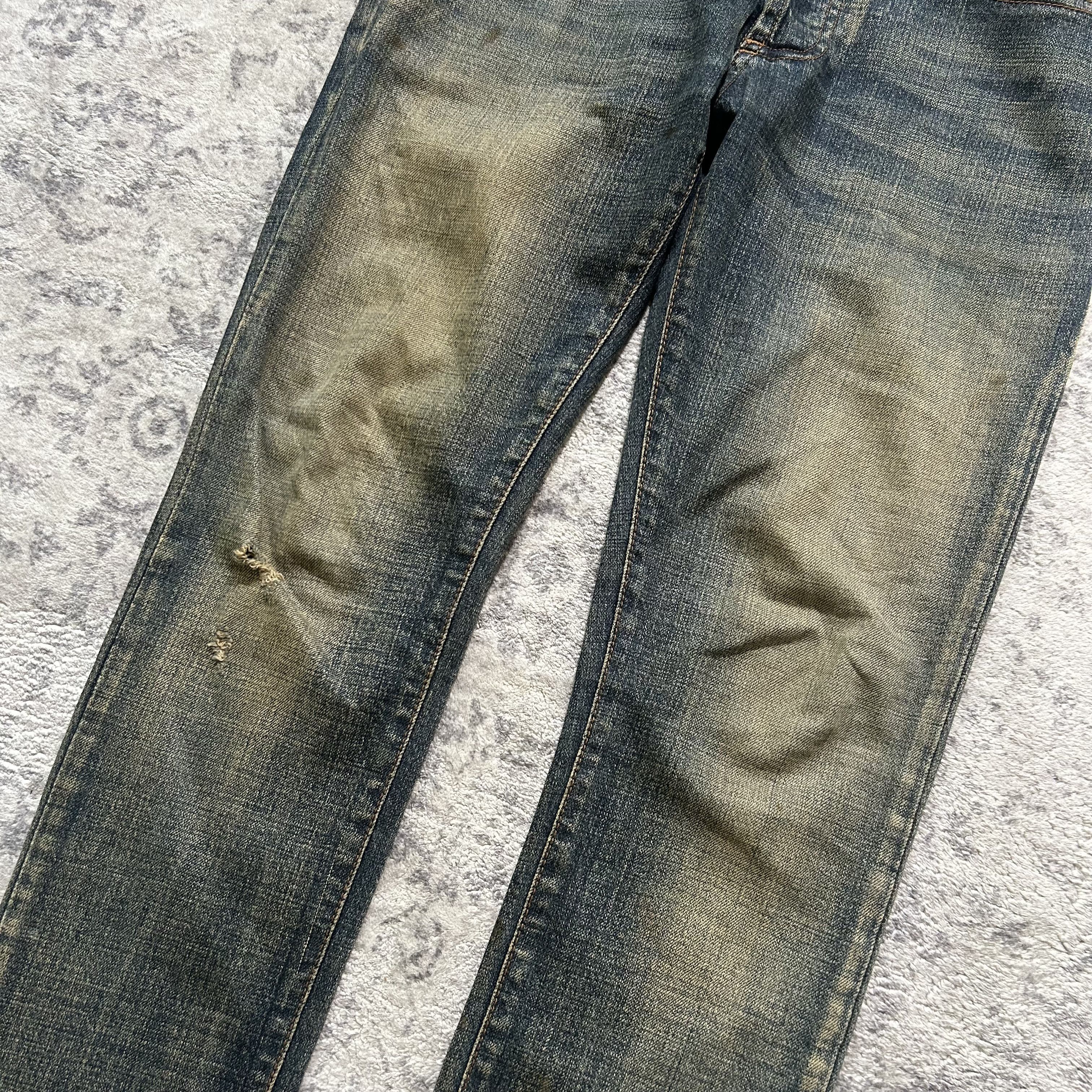 Dior Dior Homme Rust Denim Size US 27 - 4 Thumbnail