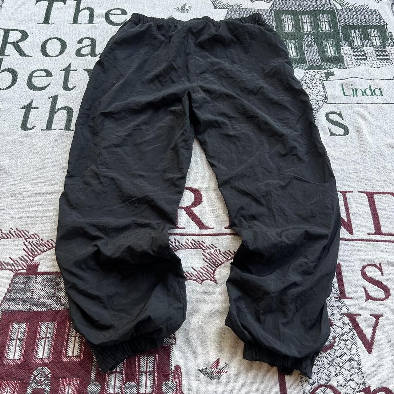 Vintage Vintage Y2K/2000s Baggy Black Striped Essential Track Pants! Size US 34 / EU 50 - 3 Thumbnail