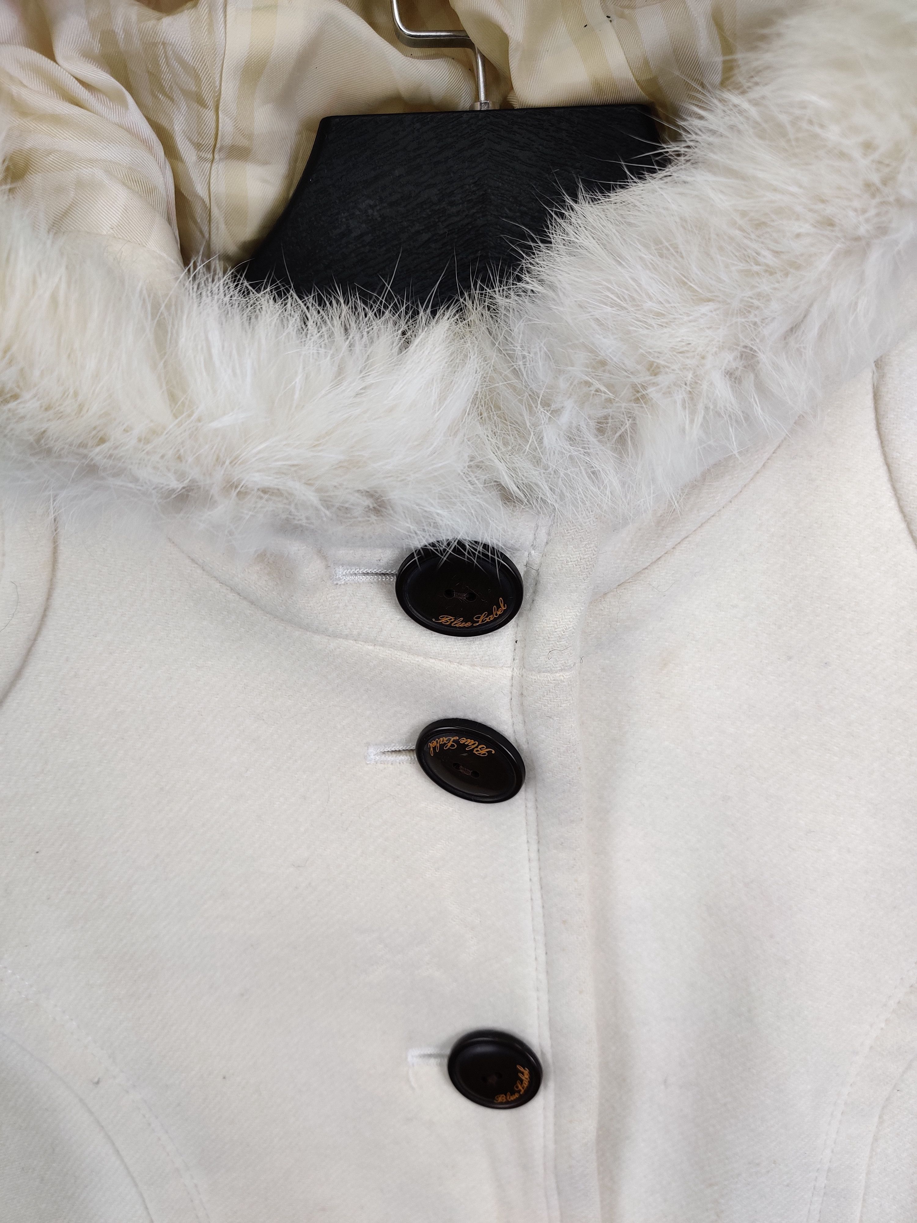 Burberry Burberry London Blue Label Wool Rabbit Fur Coat Size S / US 4 / IT 40 - 9 Thumbnail