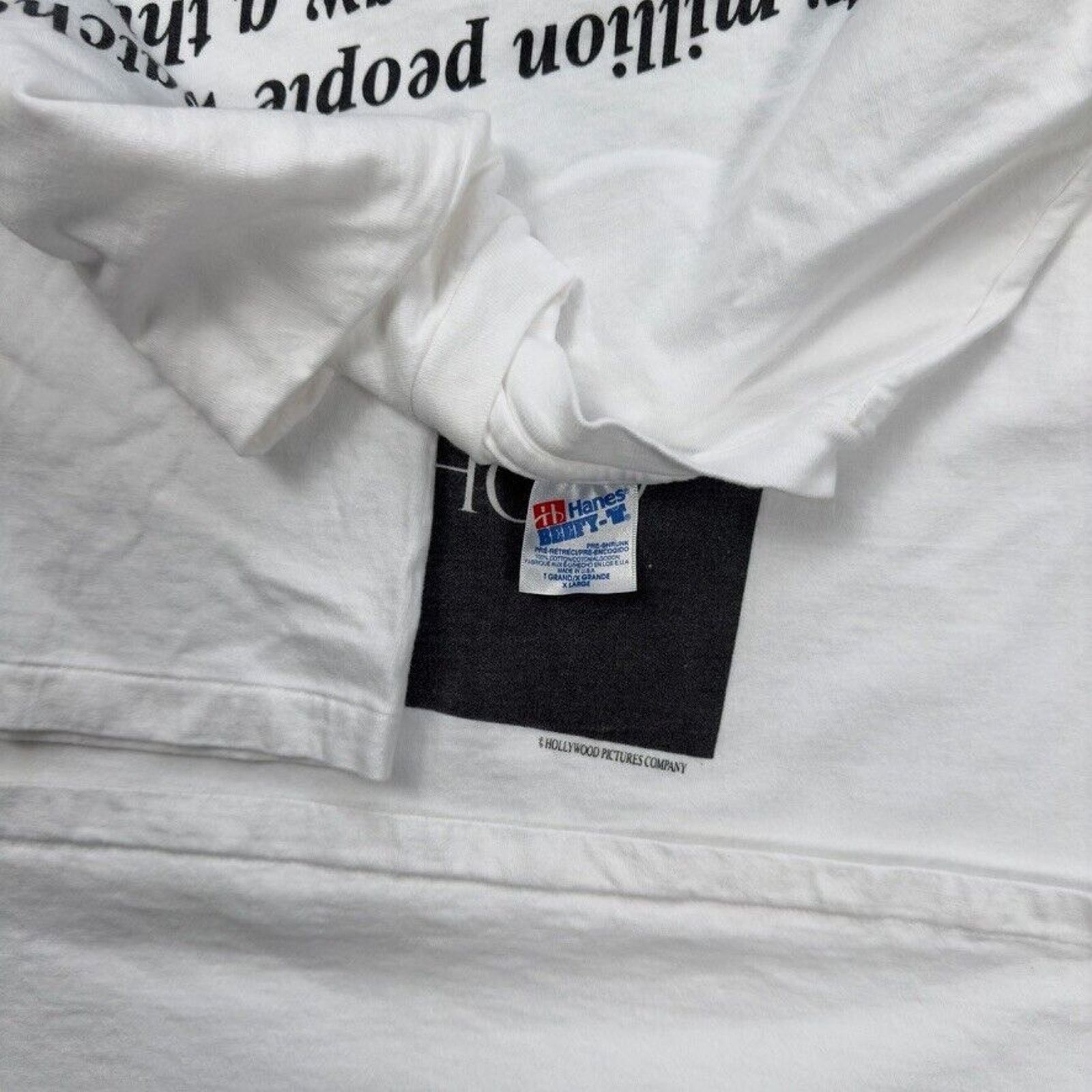 Hanes × Vintage Vintage Single Stitch Quiz Show Robert Redford T Shirt Size US XL / EU 56 / 4 - 5 Thumbnail