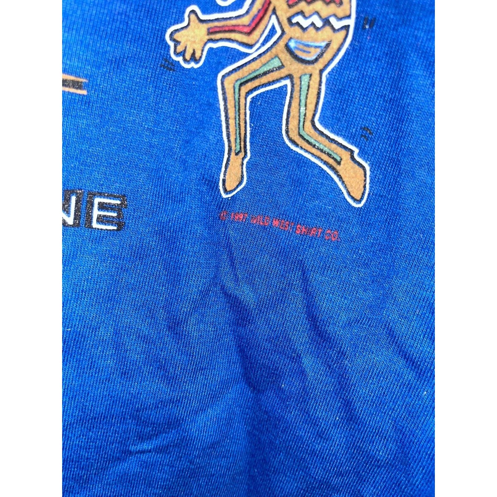 Jerzees Vintage Moose Art Shirt Yellowstone Dancing Animal Tee 90s L Size US L / EU 52-54 / 3 - 5 Thumbnail