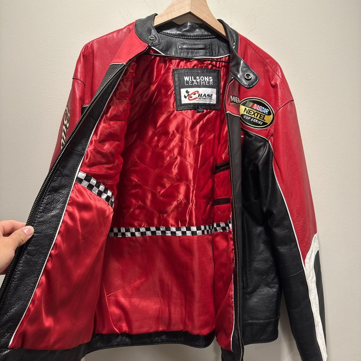 Other Vintage Dale Earnhardt Jr Wilsons Leather NASCAR Nextel Cup Size US L / EU 52-54 / 3 - 7 Thumbnail