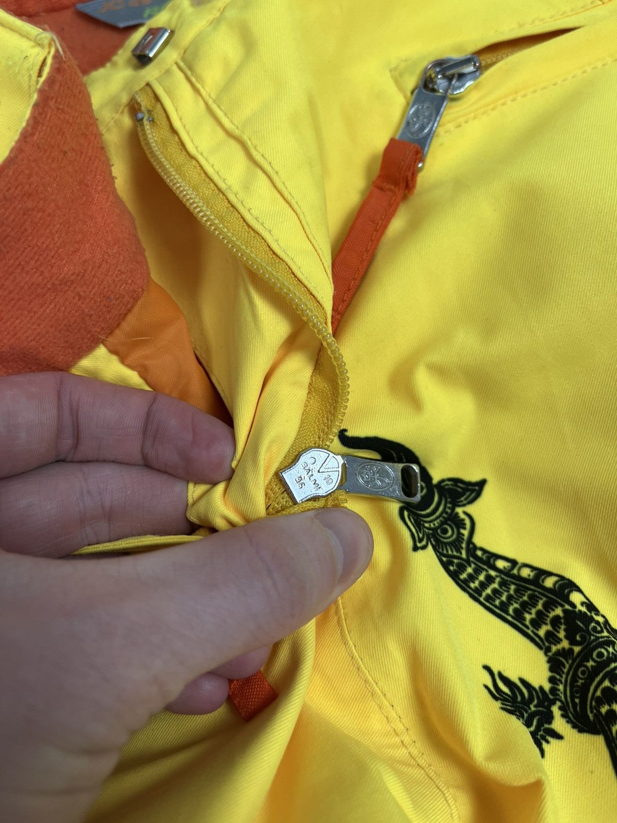 Jean Charles De Castelbajac Rossignol x JC de Castelbajac Gore Tex Dragon Ski Pants Size 30" / US 8 / IT 44 - 12 Thumbnail
