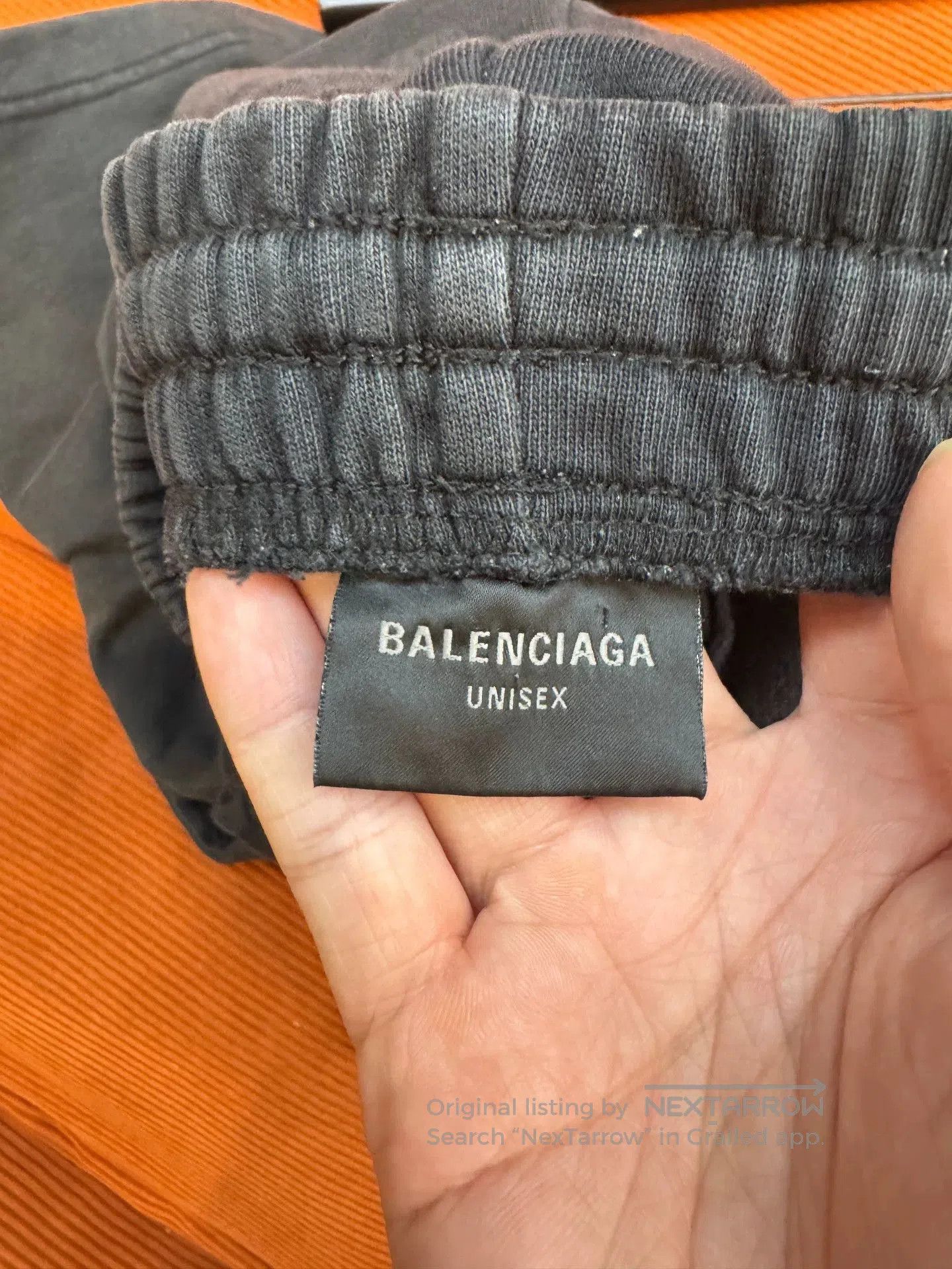 Balenciaga Logo Print Casual Shorts.