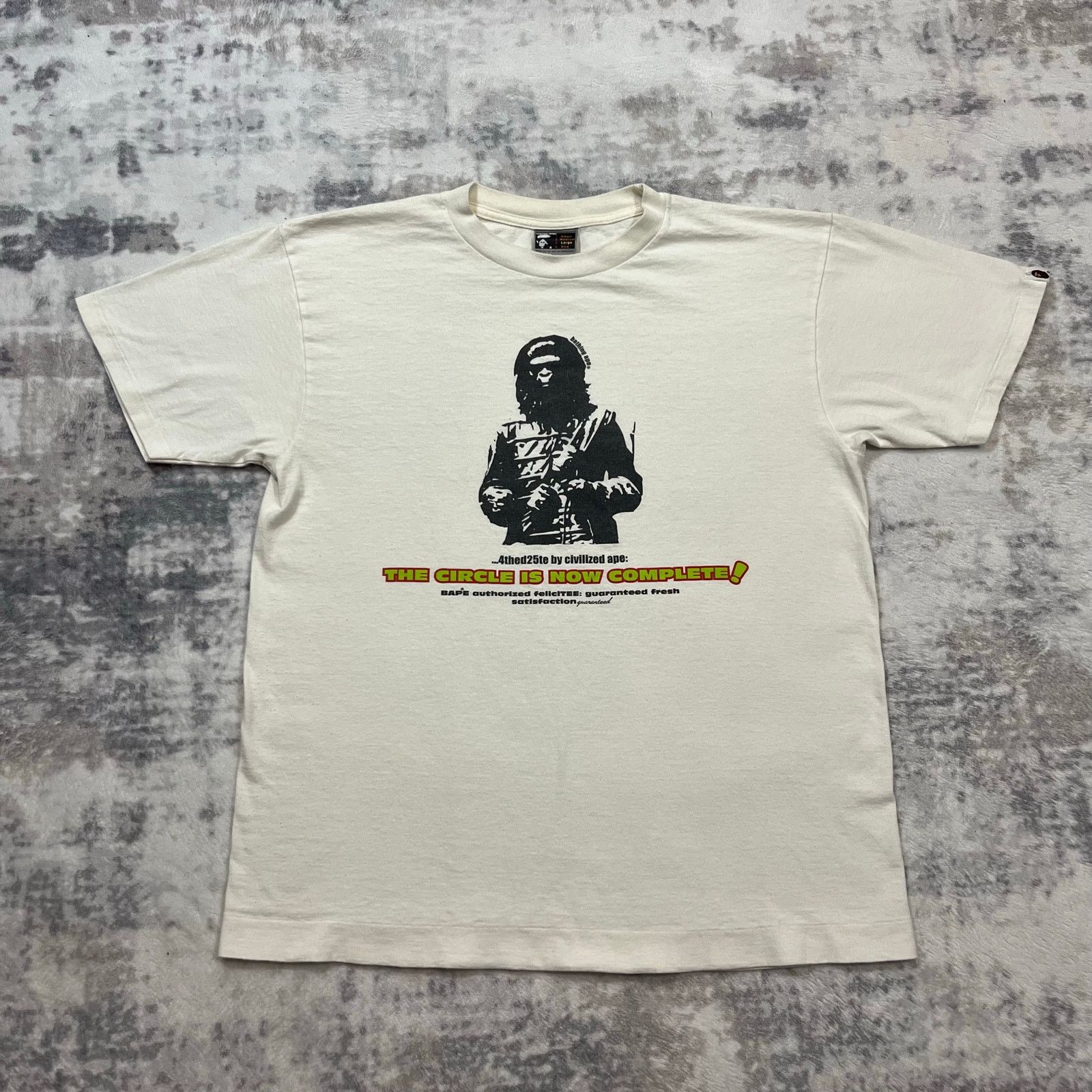Bape × Nigo Authentic Bape 2000's The Circle Is Now Complete Tee L Size US L / EU 52-54 / 3 - 1 Thumbnail