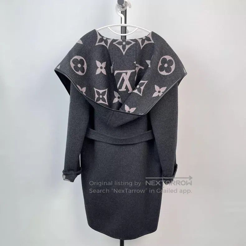 Louis Vuitton Louis Vuitton Long bathrobe coat in dark grey with full pr Size XS / US 0-2 / IT 36-38 - 2 Thumbnail