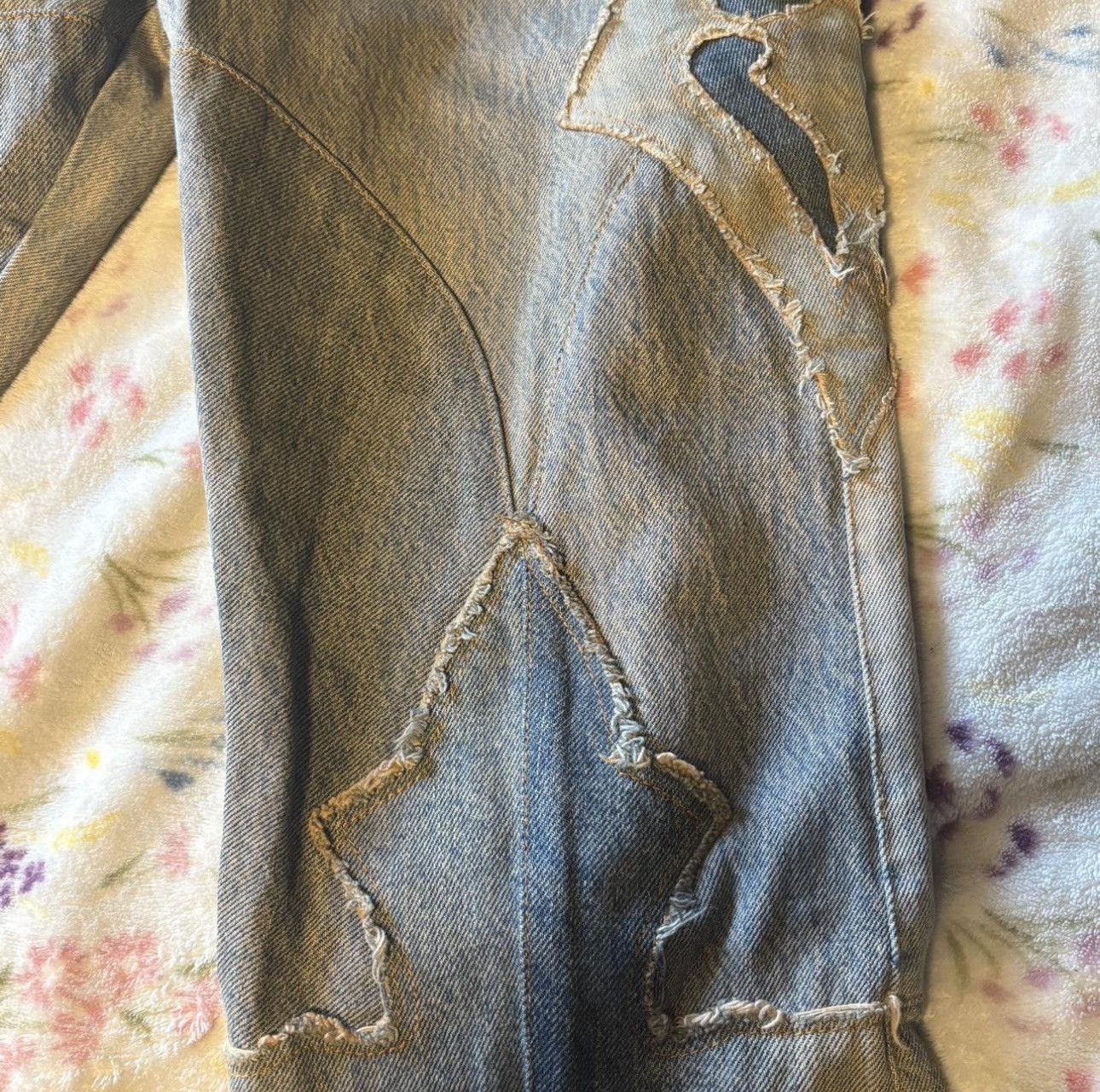 A&G Rock A&G Rock 90s Fleur Knee Tribal Patch Denim Size:28 Size US 28 / EU 44 - 6 Thumbnail