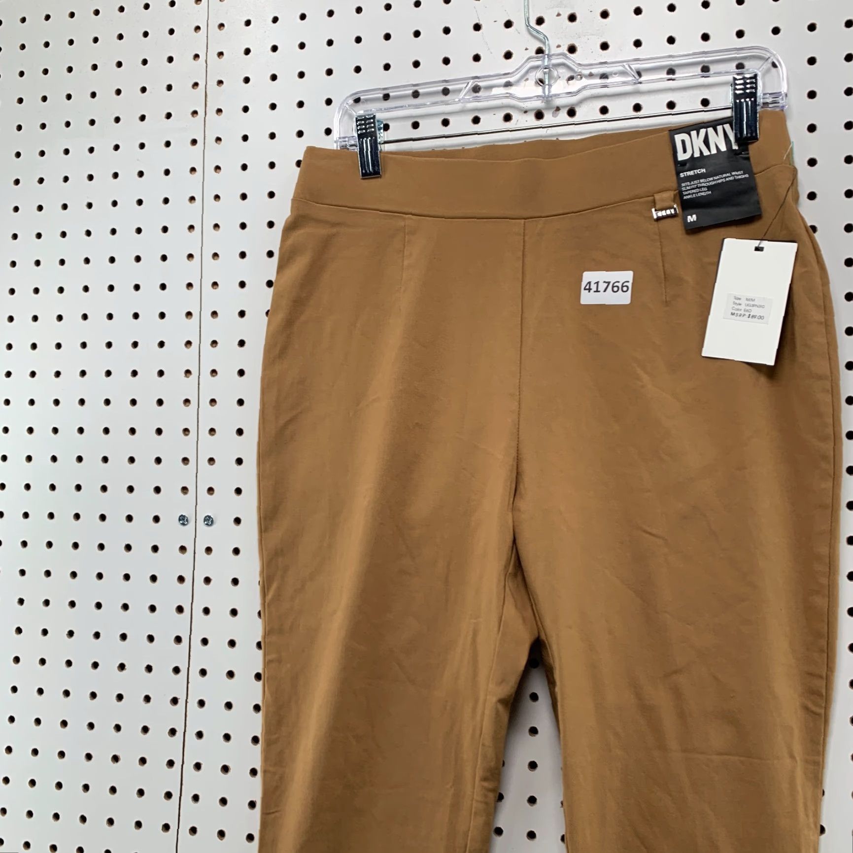 DKNY DKNY Chino Pants Womens Size Medium 30x28 Brown Pull-On Stretch NWT Size 32" / US 10 / IT 46 - 6 Thumbnail