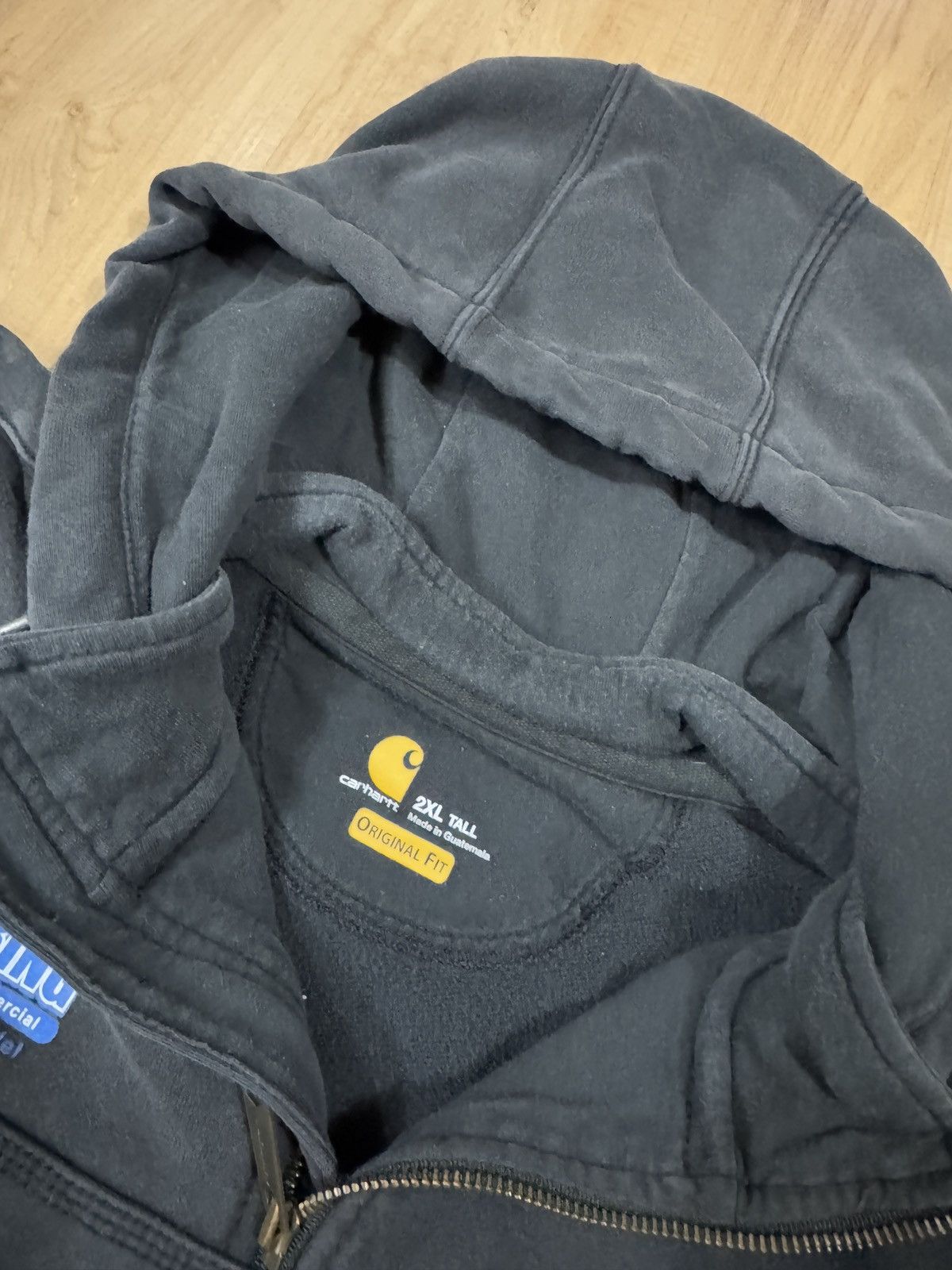 Carhartt × Vintage Vintage Carhartt Hoodie Size US XXL / EU 58 / 5 - 4 Thumbnail