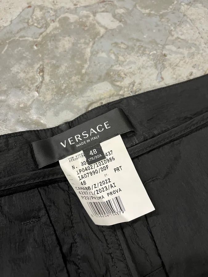 Versace Versace Black Quilted Pants Size US 32 / EU 48 - 8 Thumbnail