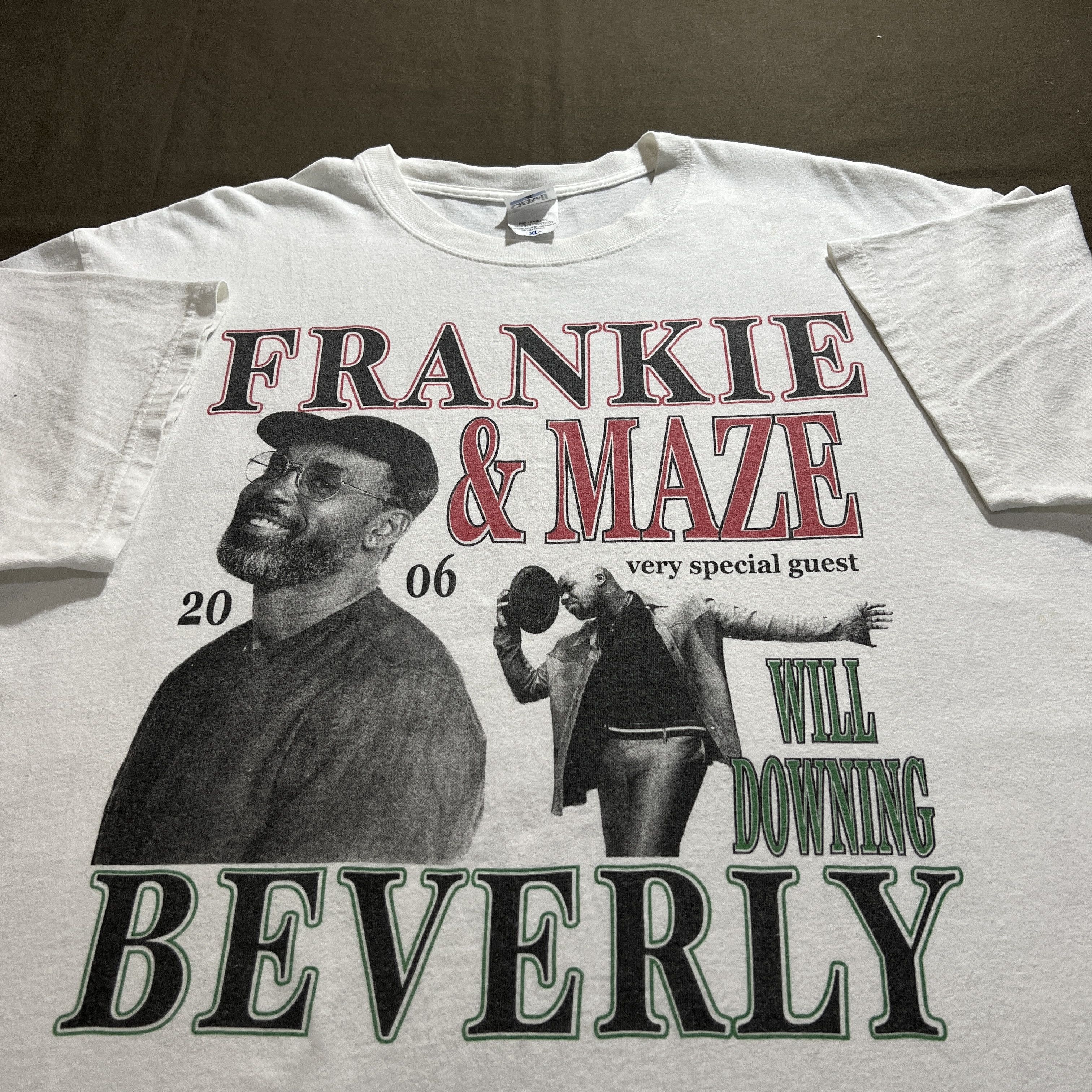 Band Tees × Rap Tees × Vintage Vintage Y2K Frankie Beverly Maze Will Downing Promo Tee XL Size US XL / EU 56 / 4 - 5 Thumbnail