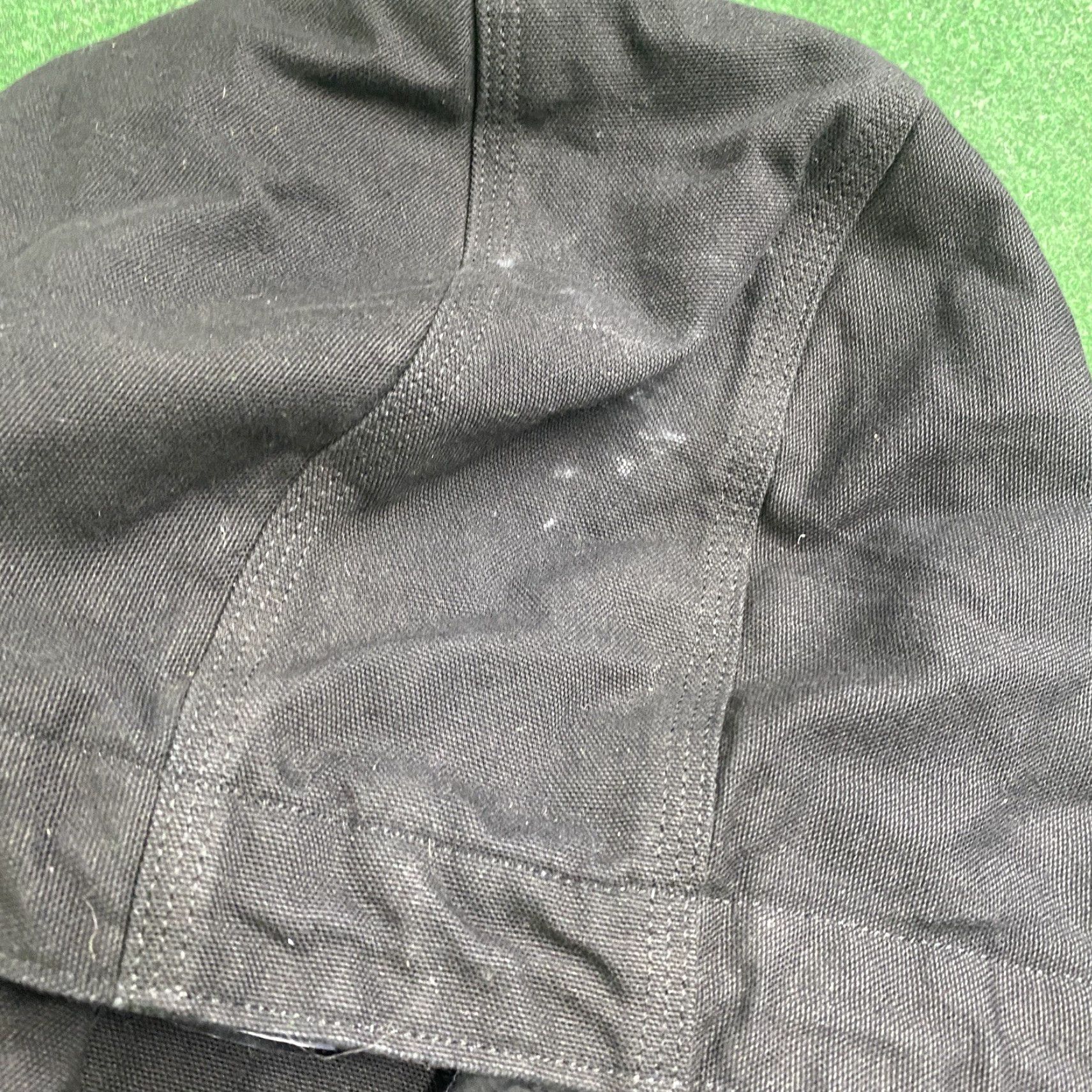 Carhartt VINTAGE Carhartt Jacket Mens XL Black Canvas Quilted Lined Work Hooded Coat Size US XL / EU 56 / 4 - 6 Thumbnail