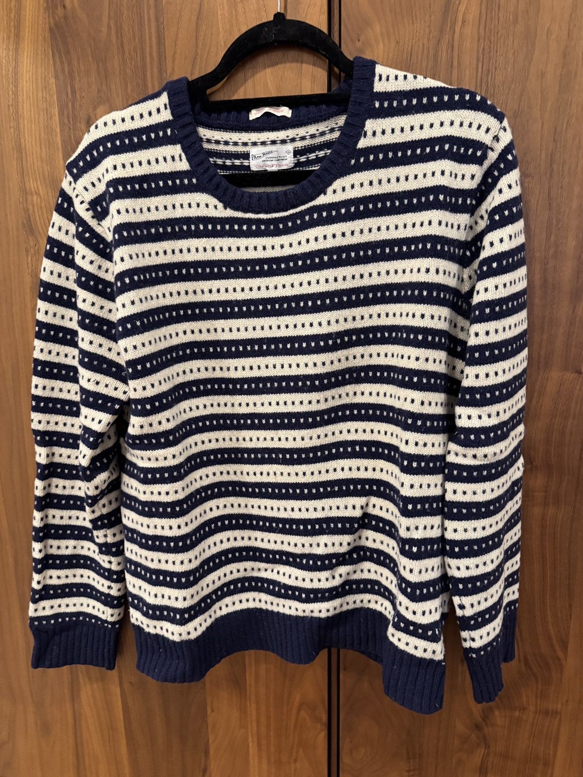 Gant Rugger GANT RUGGER NAVY AND CREAM SWEATER Size US L / EU 52-54 / 3 - 1 Thumbnail