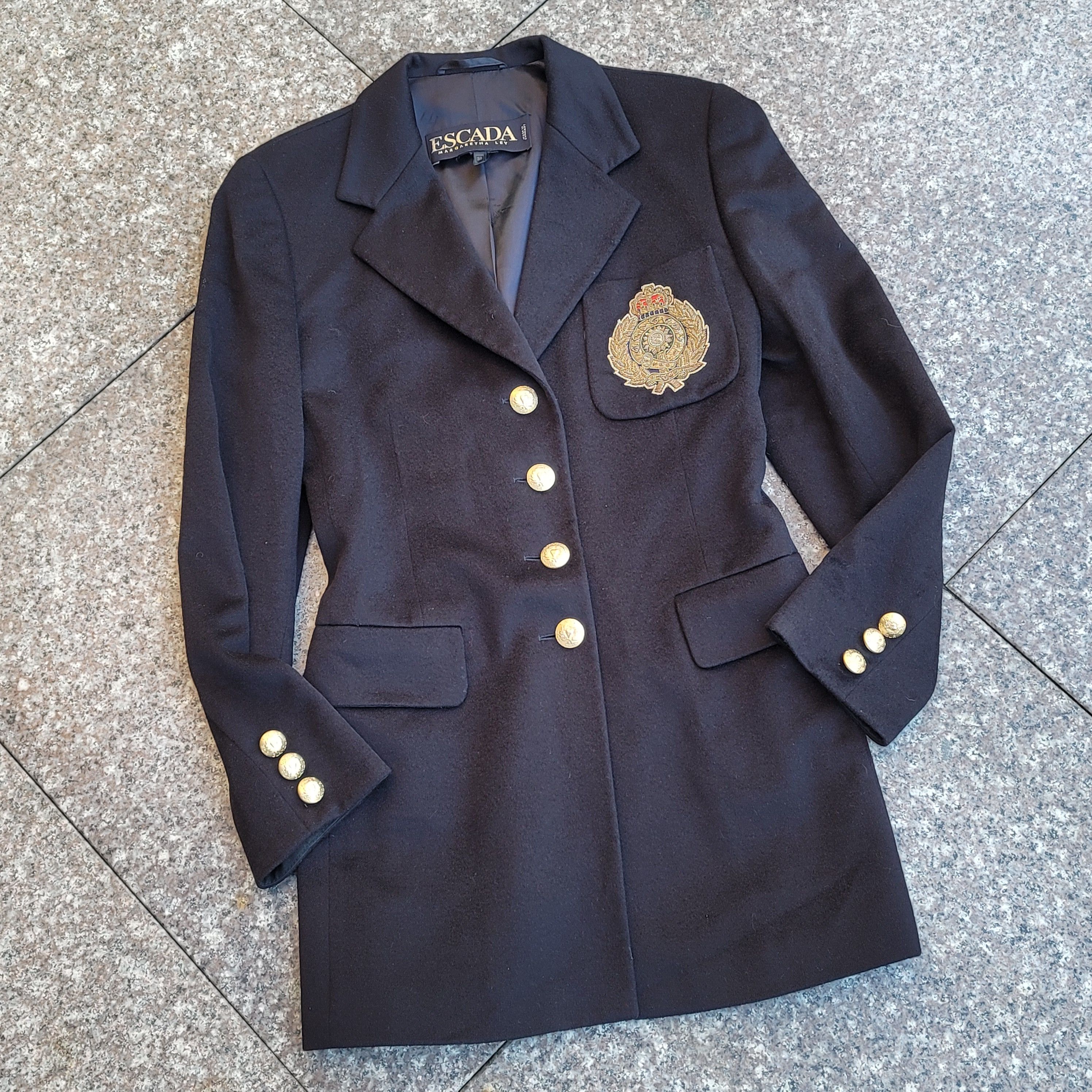 Escada Vintage Escada cashmere blazer Size S / US 4 / IT 40 - 12 Thumbnail