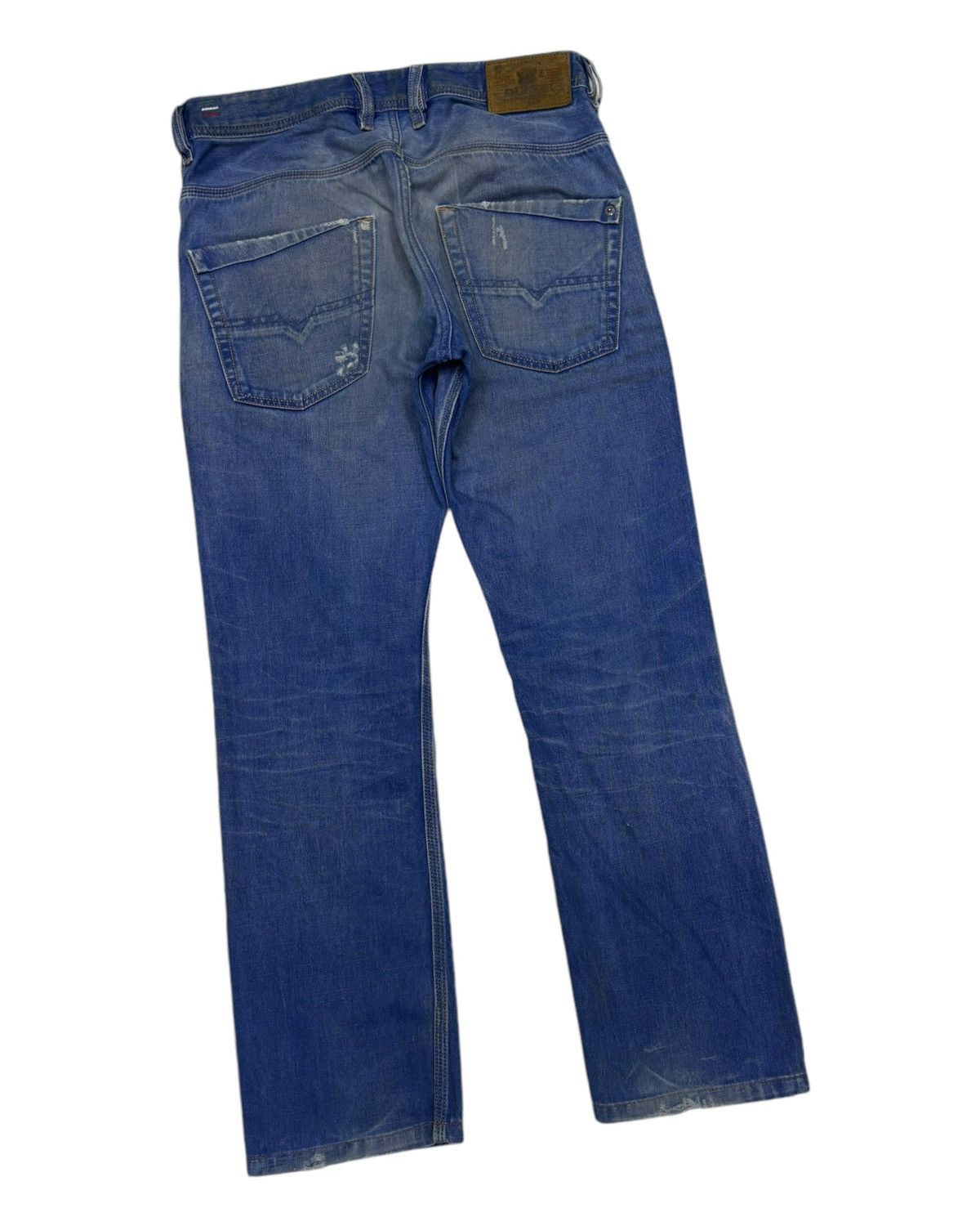 Diesel Vintage Diesel Blue Distressed Denim Jeans Size US 30 / EU 46 - 6 Thumbnail