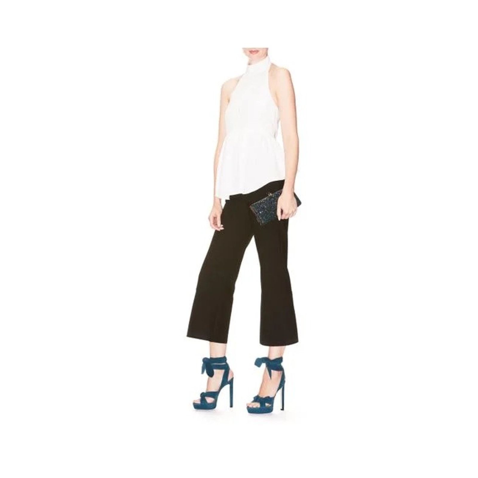 Jimmy Choo Jimmy Choo Vixen 130 Platform Sandals Midnight Blue sz 38 EU Size US 8 / IT 38 - 10 Thumbnail
