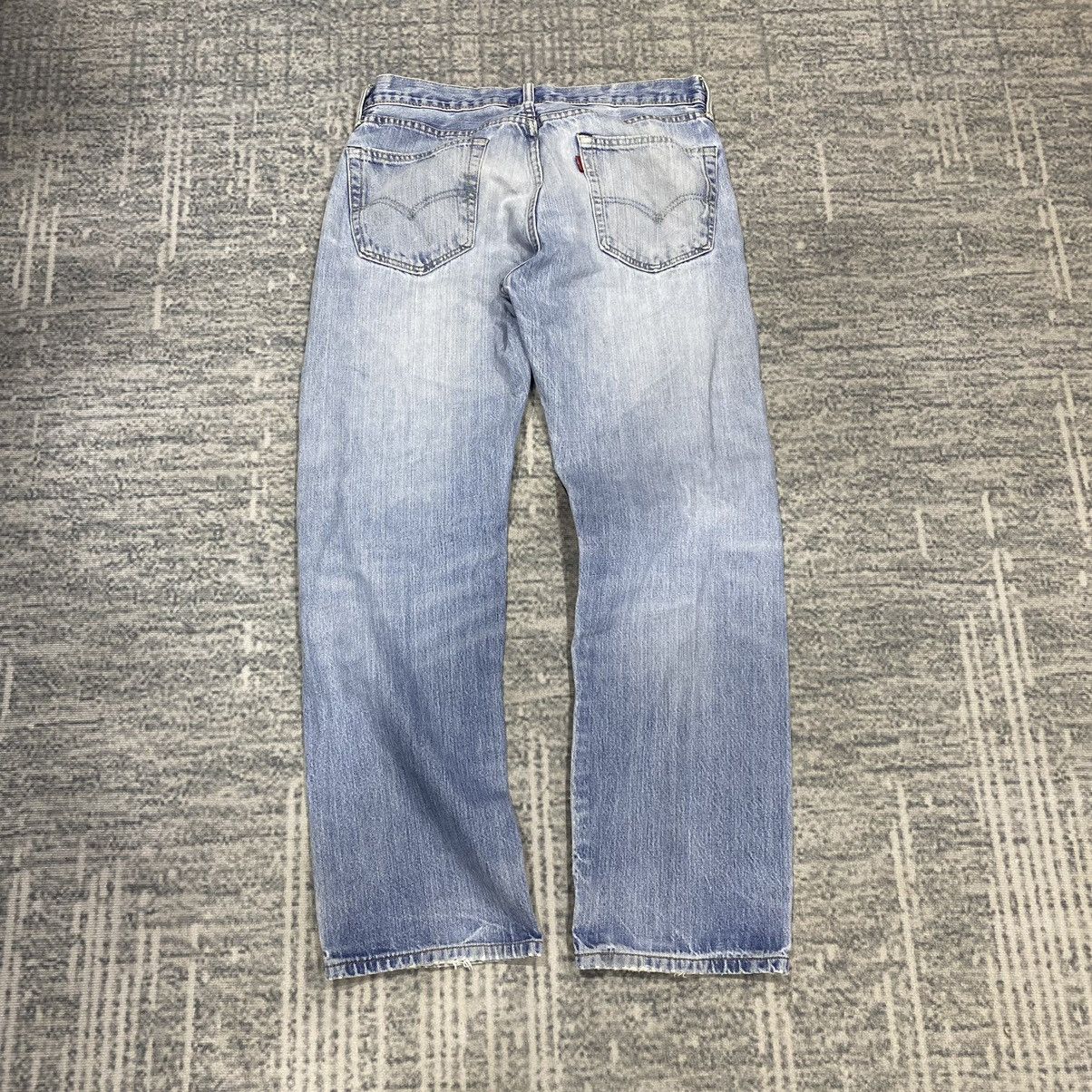 Levi's × Vintage Sickk☠️ Levis Ripped Jeans Straight Cut 90s Size US 34 / EU 50 - 11 Thumbnail