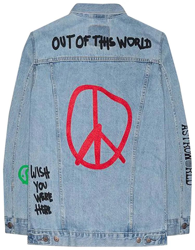 Travis Scott 🔥 RARE Travis Scott Astroworld Levis Denim Jacket - NEW Size US M / EU 48-50 / 2 - 2 Thumbnail