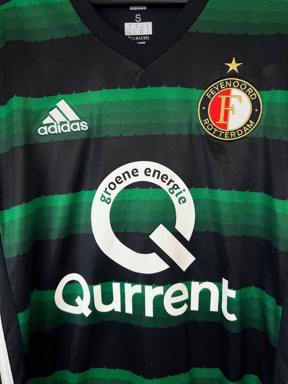 Adidas × Vintage FEYENOORD 2017 2018 AWAY SHIRT SOCCER ADIDAS BK7367 Sz S Size US S / EU 44-46 / 1 - 2 Thumbnail
