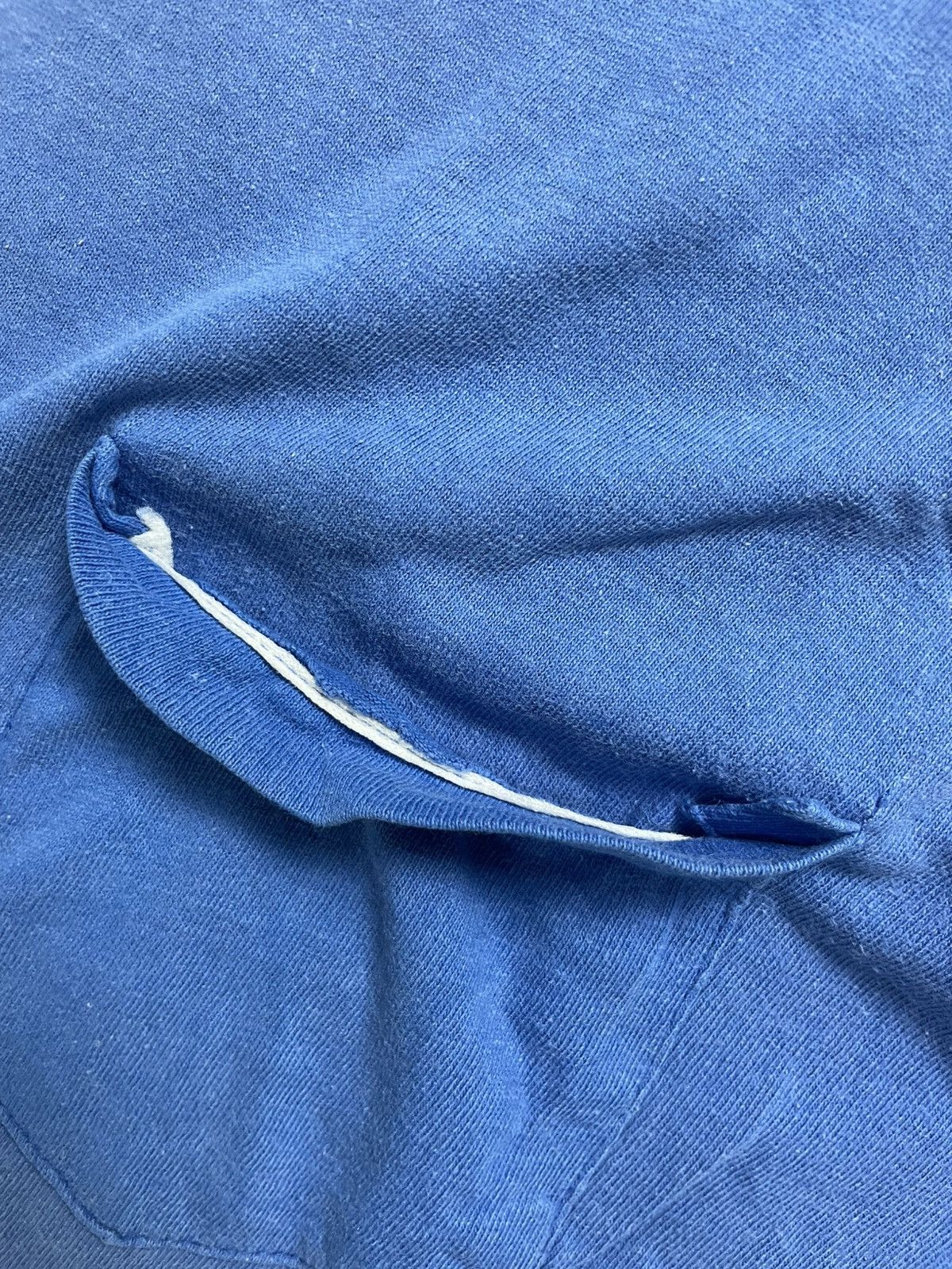 Vintage Thrashed sun faded Selvedge Pocket tee 90s’ Distressed Size US L / EU 52-54 / 3 - 2 Thumbnail