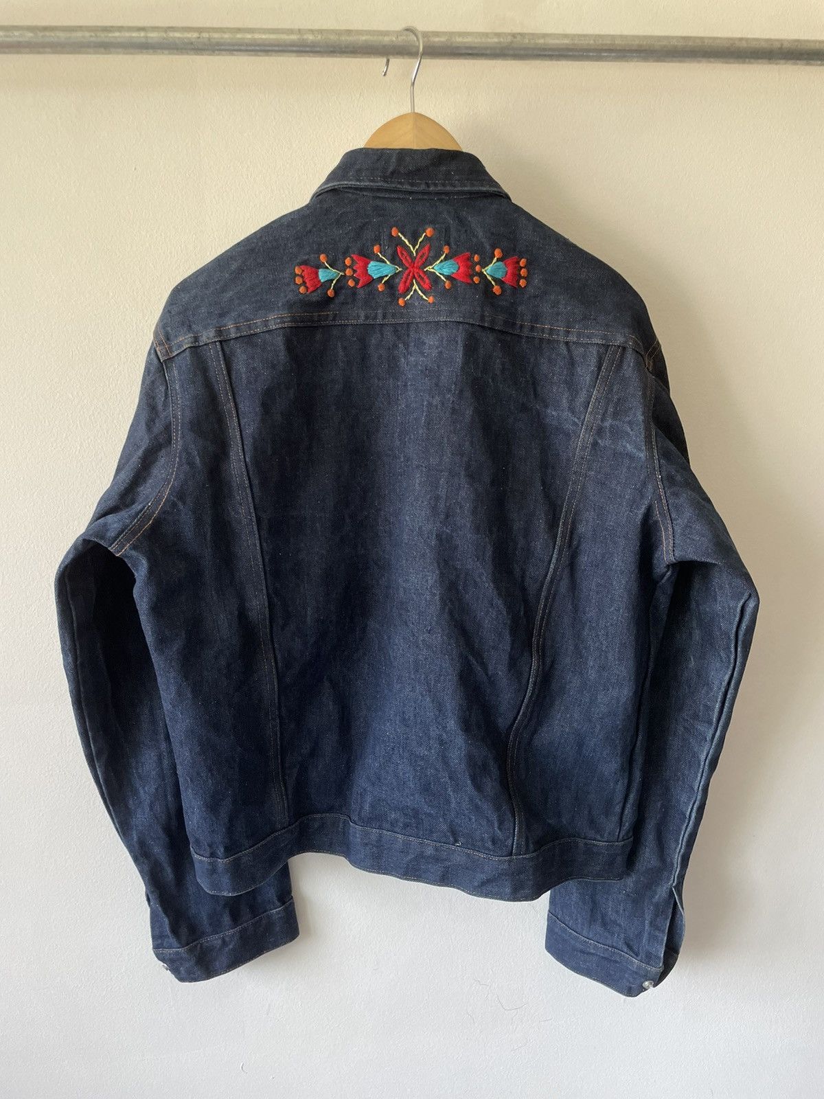 Vintage Vintage 60s Big Yank Western Style Sanforized Denim Jacket Size US L / EU 52-54 / 3 - 9 Thumbnail