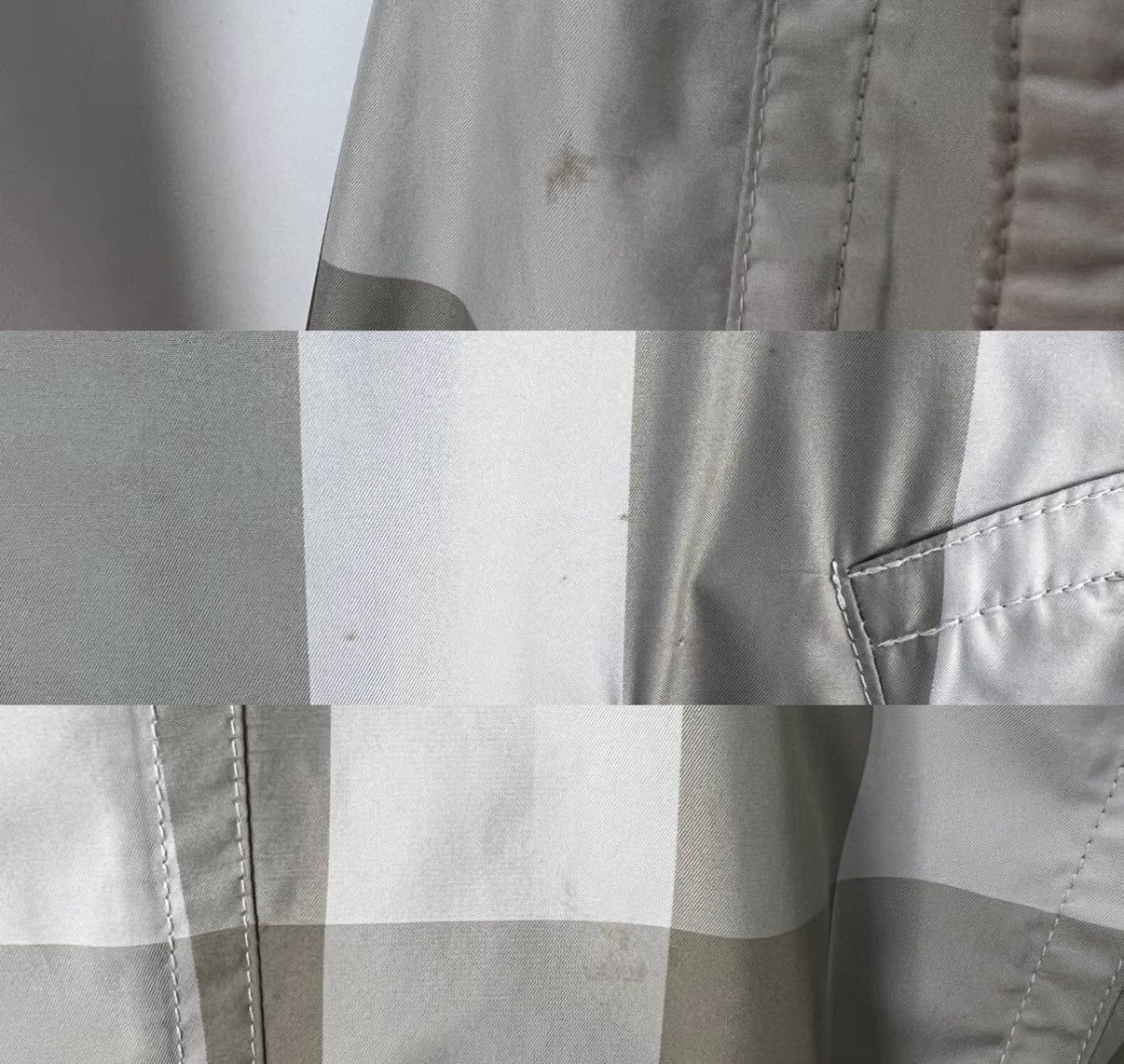 Burberry Burberry Check Trench Coat Women's K12 Size US XL / EU 56 / 4 - 8 Thumbnail