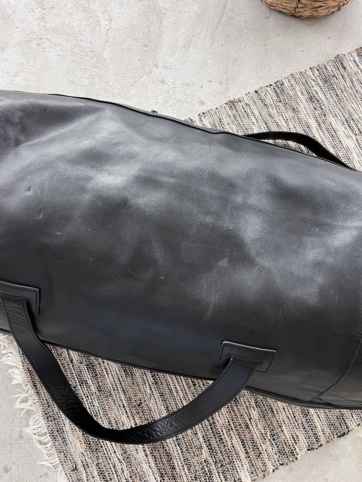 Dirk Bikkembergs Archive Dirk Bikkembergs FW 2007 Rare Leather Football Bag Size ONE SIZE - 13 Thumbnail