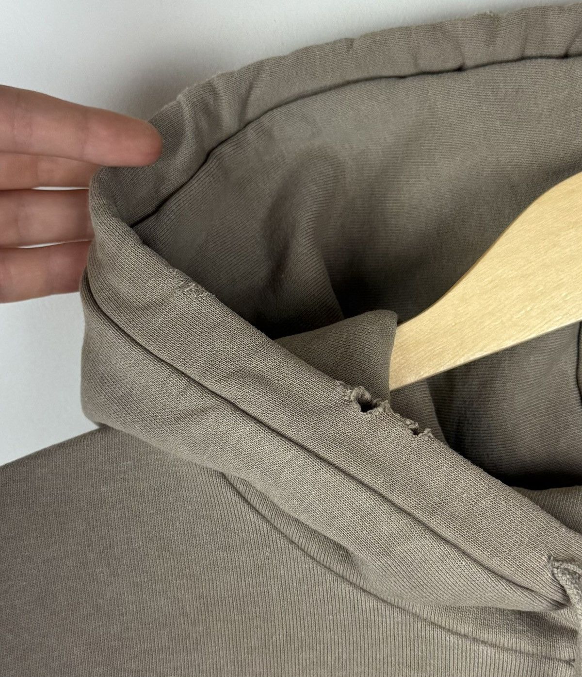 Allsaints Allsaints Nico Oth Hoodie Beige Pullover Top Long Sleeve Size US XL / EU 56 / 4 - 8 Thumbnail