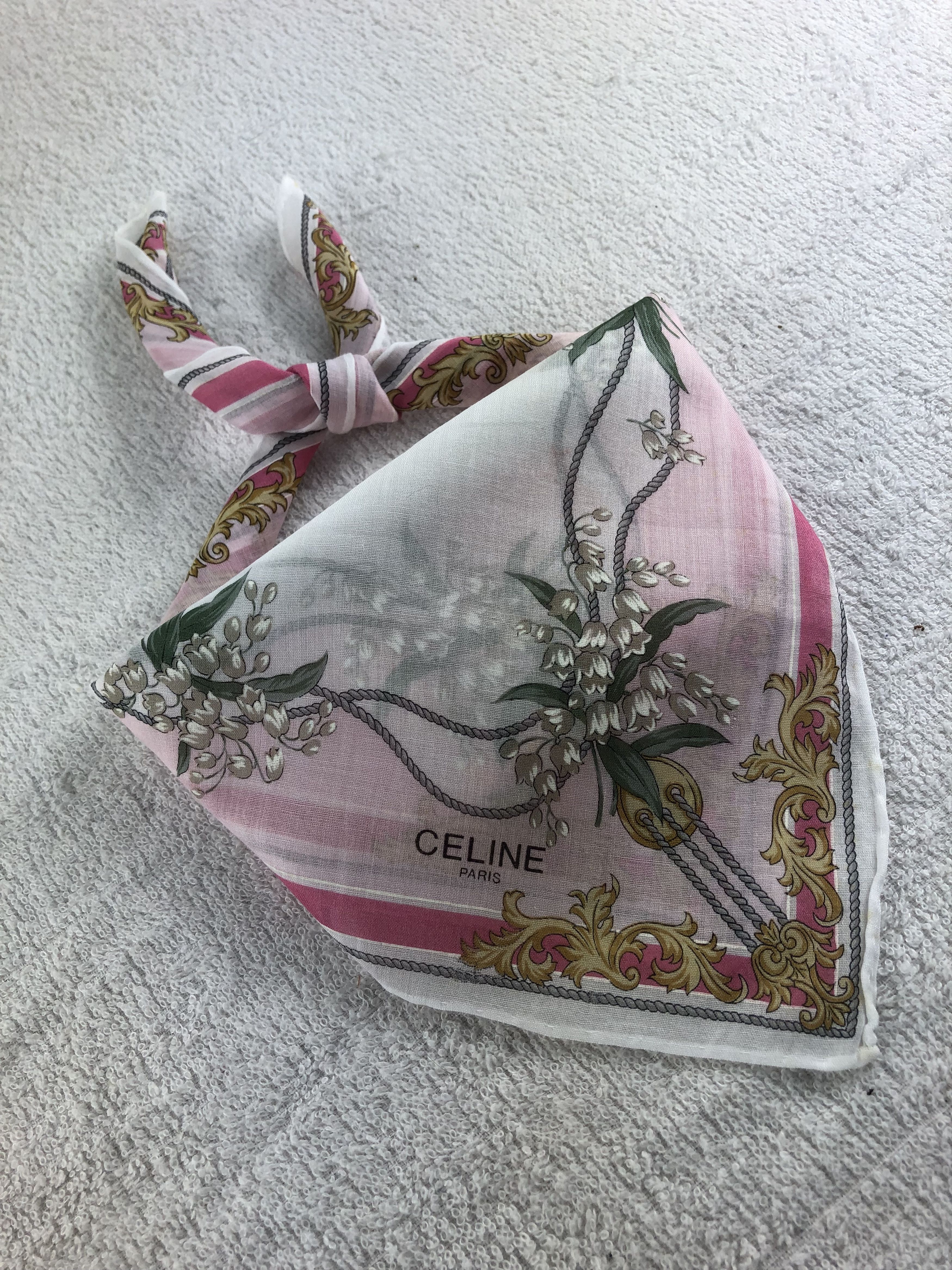 Celine Celine Handkerchief / Bandana / Neckerchief C208 Size ONE SIZE - 1 Thumbnail