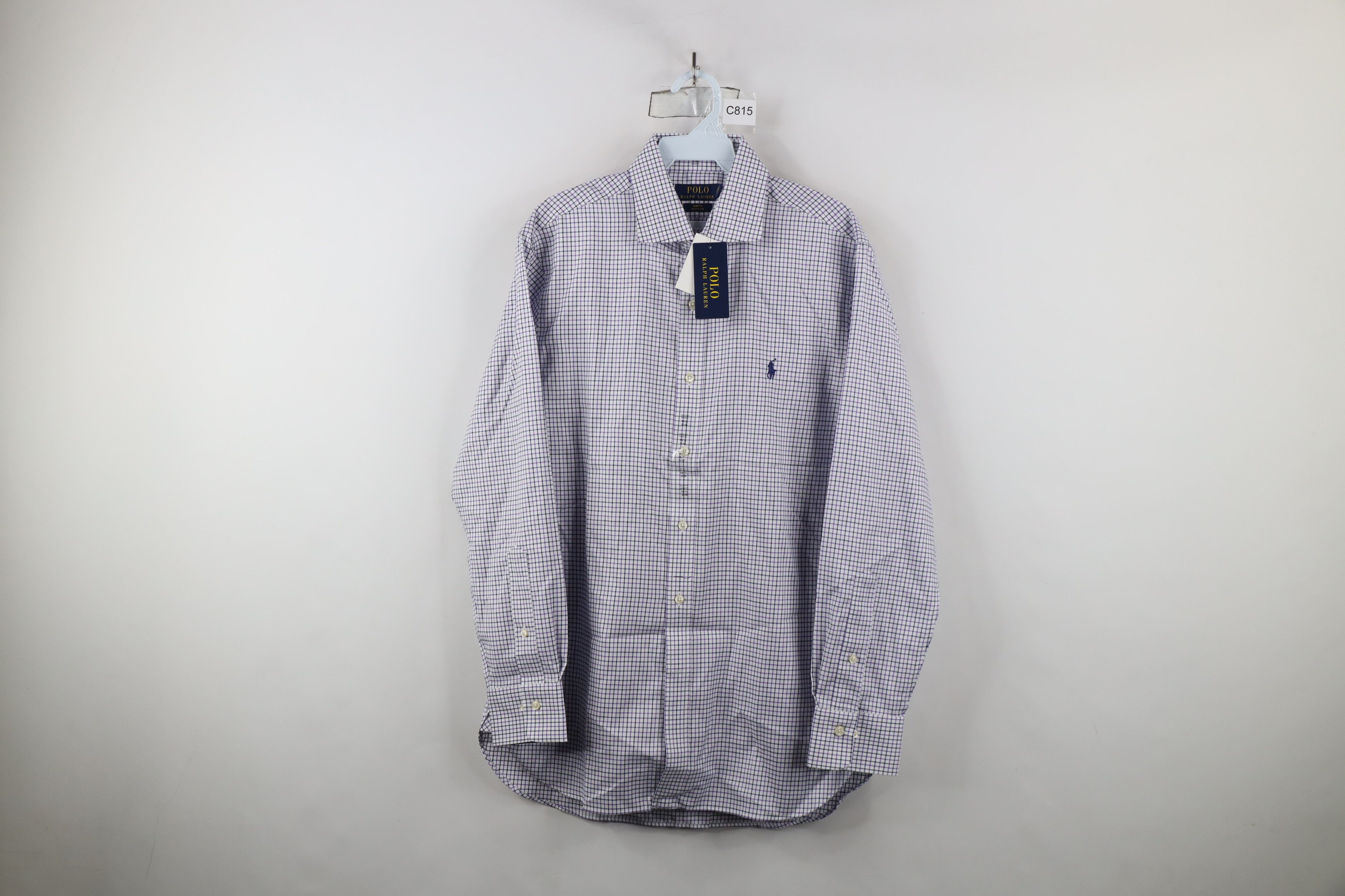 Ralph Lauren × Vintage New Ralph Lauren Fit Easy Care Collared Button Shirt Plaid Size US M / EU 48-50 / 2 - 1 Thumbnail