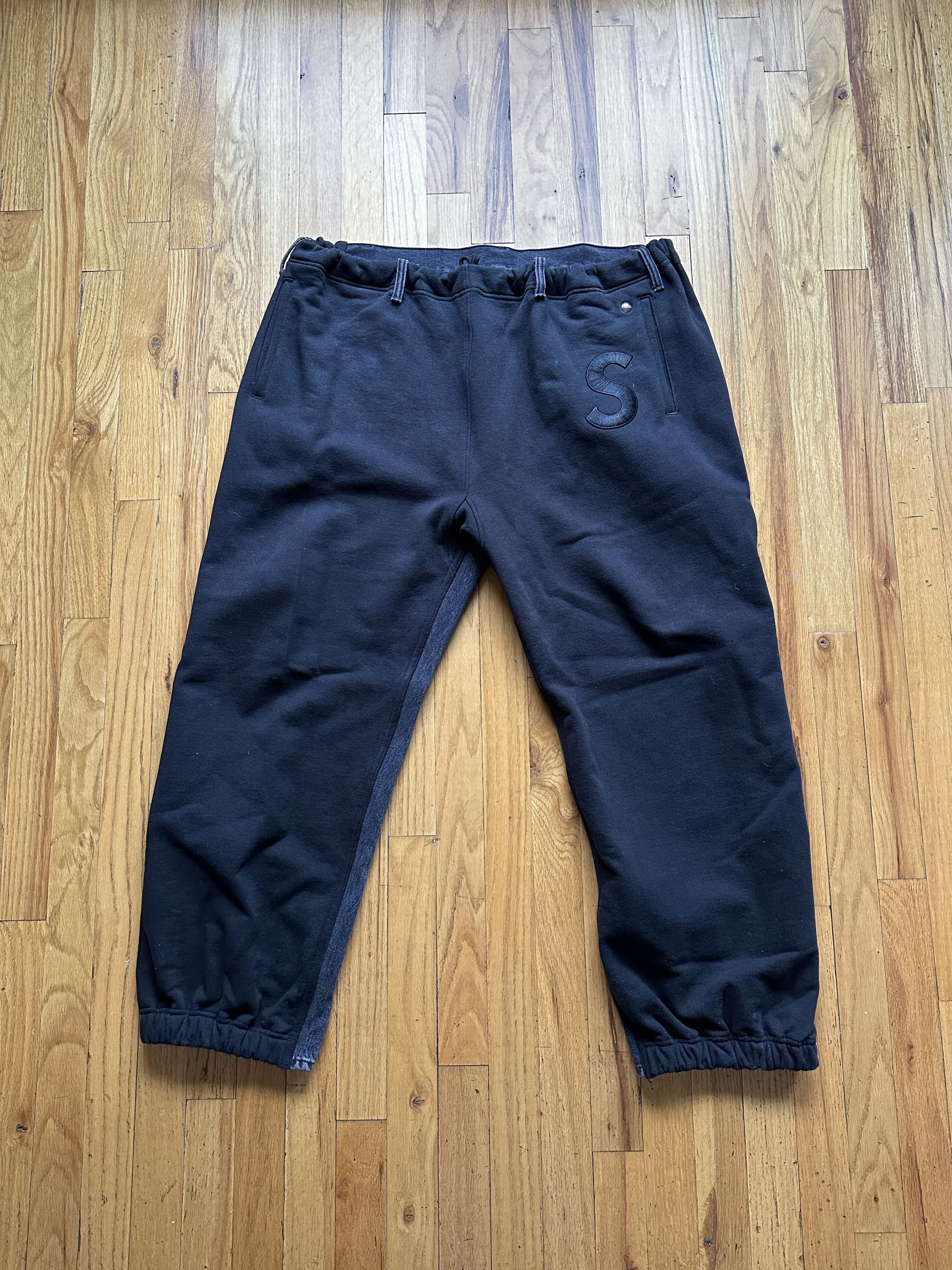 Supreme SUPREME x BLESS SWEATPANT DENIM IN BLACK | Grailed