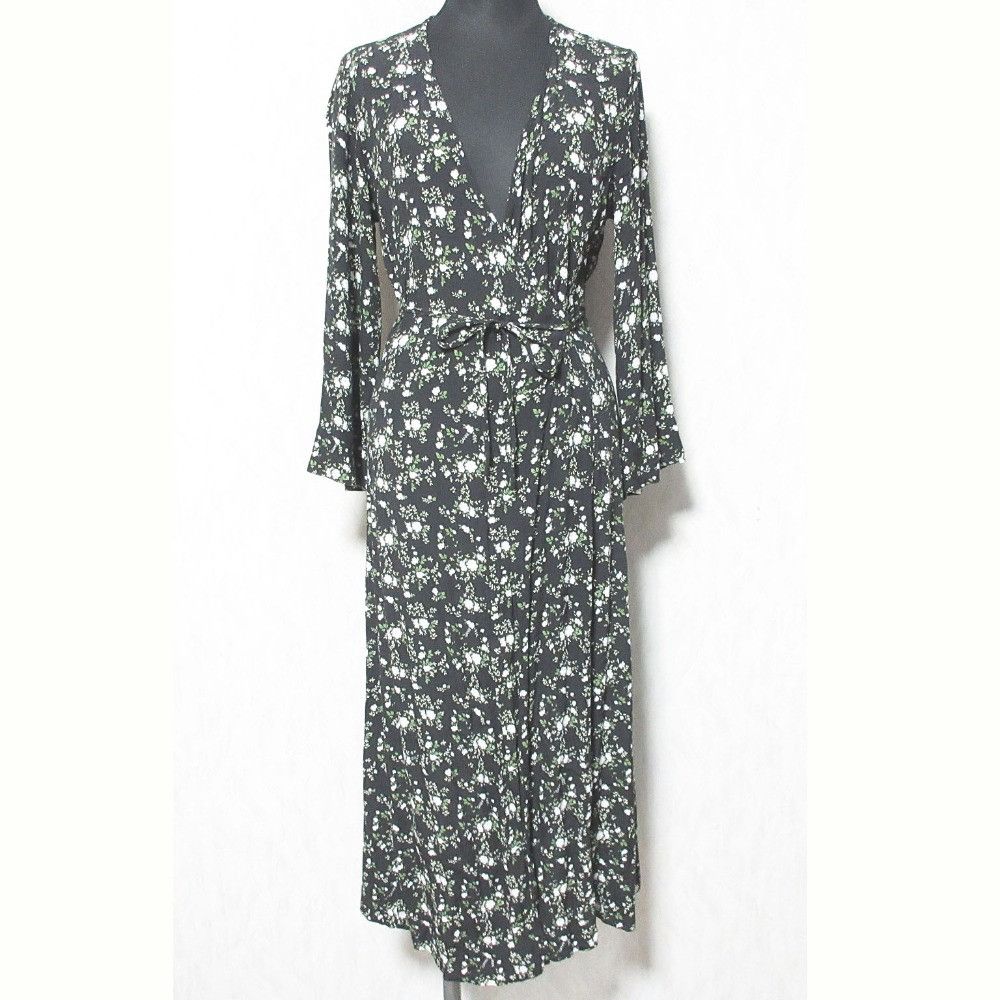 Other Other Ganni Floral Wrap Dress Cotton Dresses 1577-399-0144 DUTY FREE for USA Size ONE SIZE - 1 Thumbnail