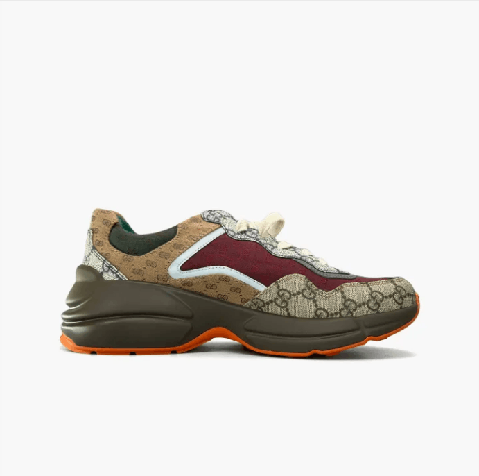 Gucci GUCCI Rhyton Low-top Dad Sneakers for Men Size US 10 / EU 43 - 6 Thumbnail