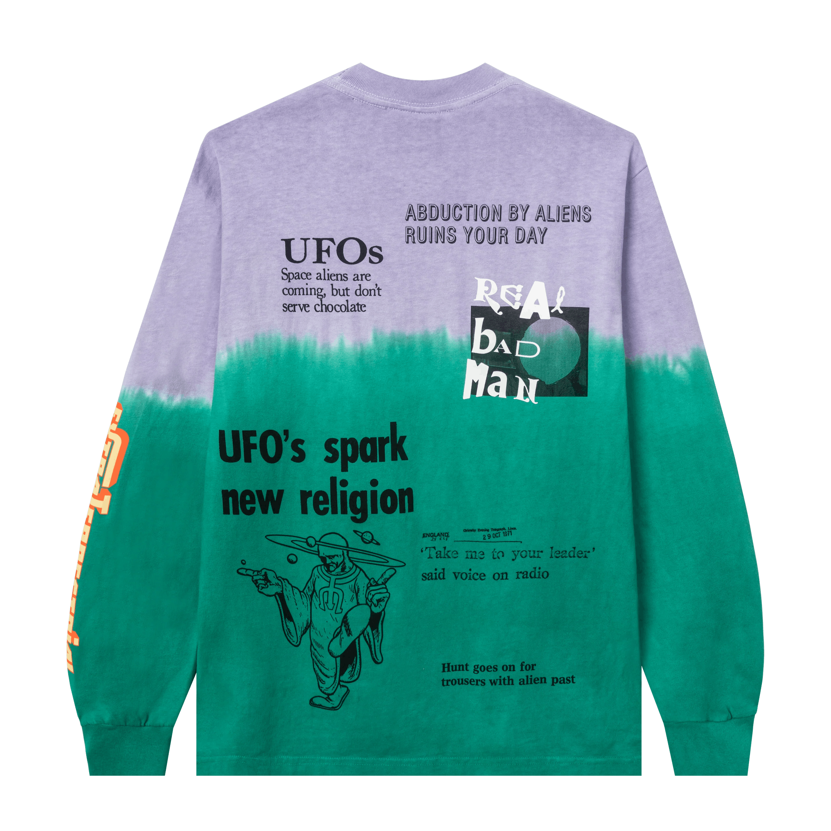 Real Bad Man Real Bad Man Extraterrestrial Shit Long Sleeve T-Shirt Size US L / EU 52-54 / 3 - 2 Thumbnail