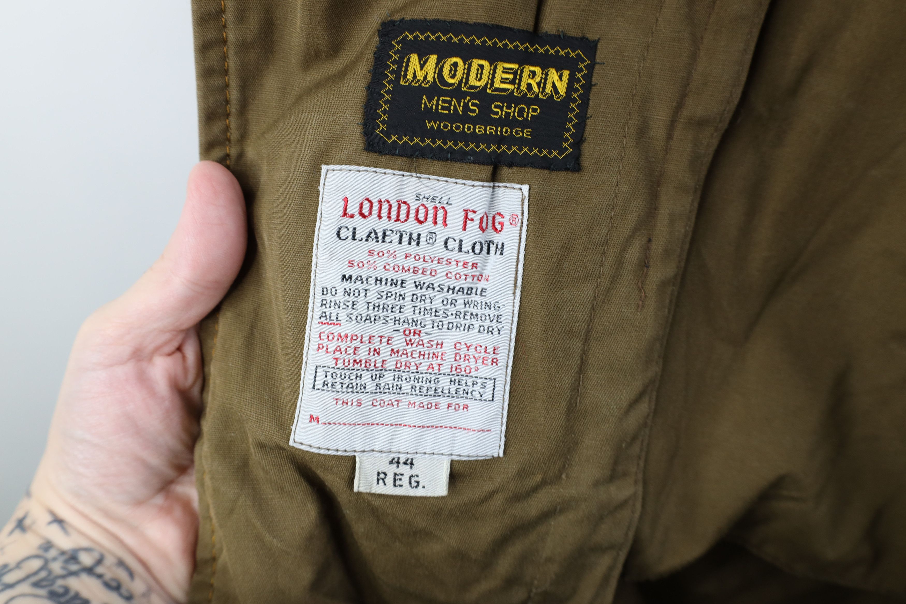 Vintage Vintage 70s Streetwear Cloth Belted Trench Coat Jacket Size US XL / EU 56 / 4 - 13 Thumbnail