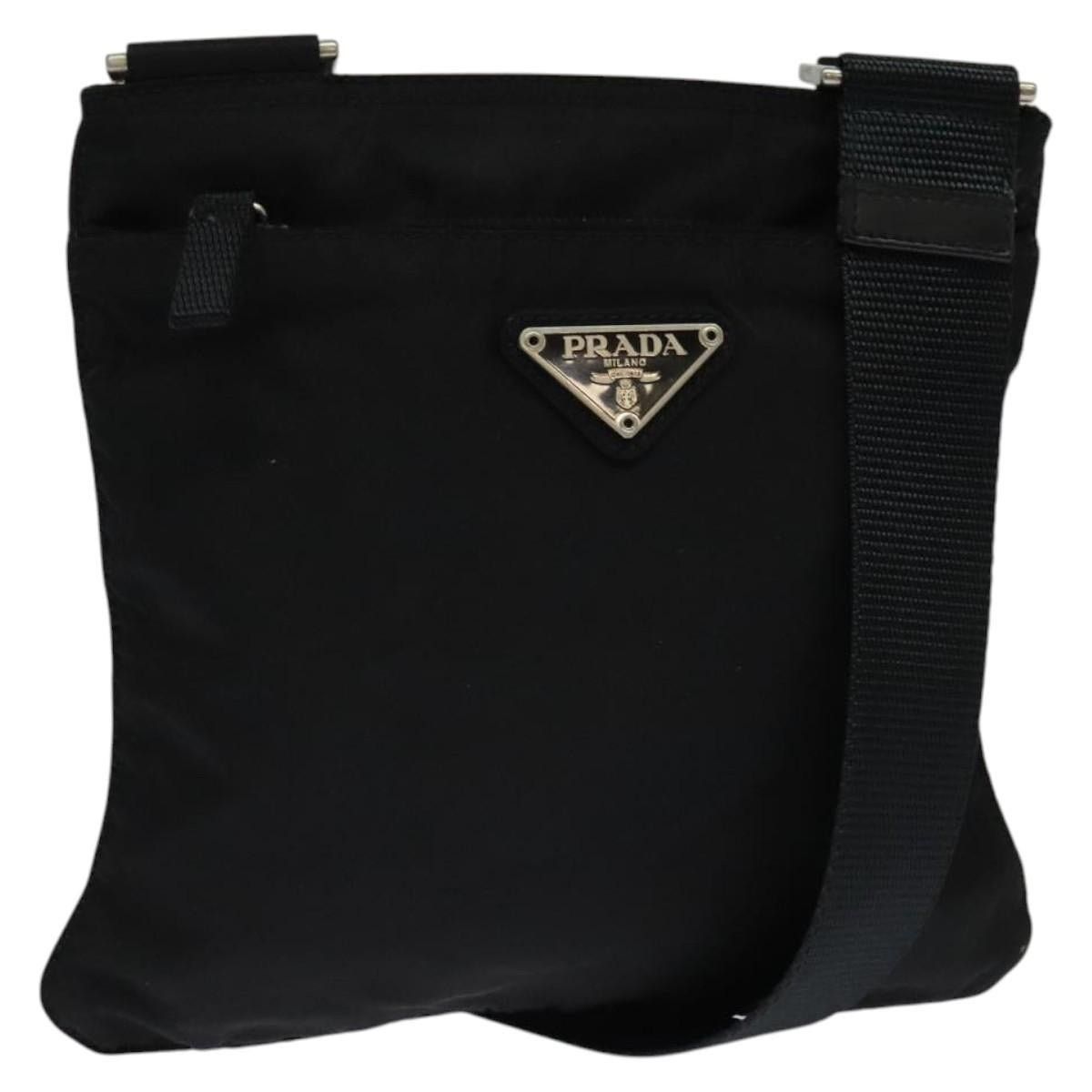 Prada PRADA Shoulder Bag Nylon Black Silver Size ONE SIZE - 1 Thumbnail