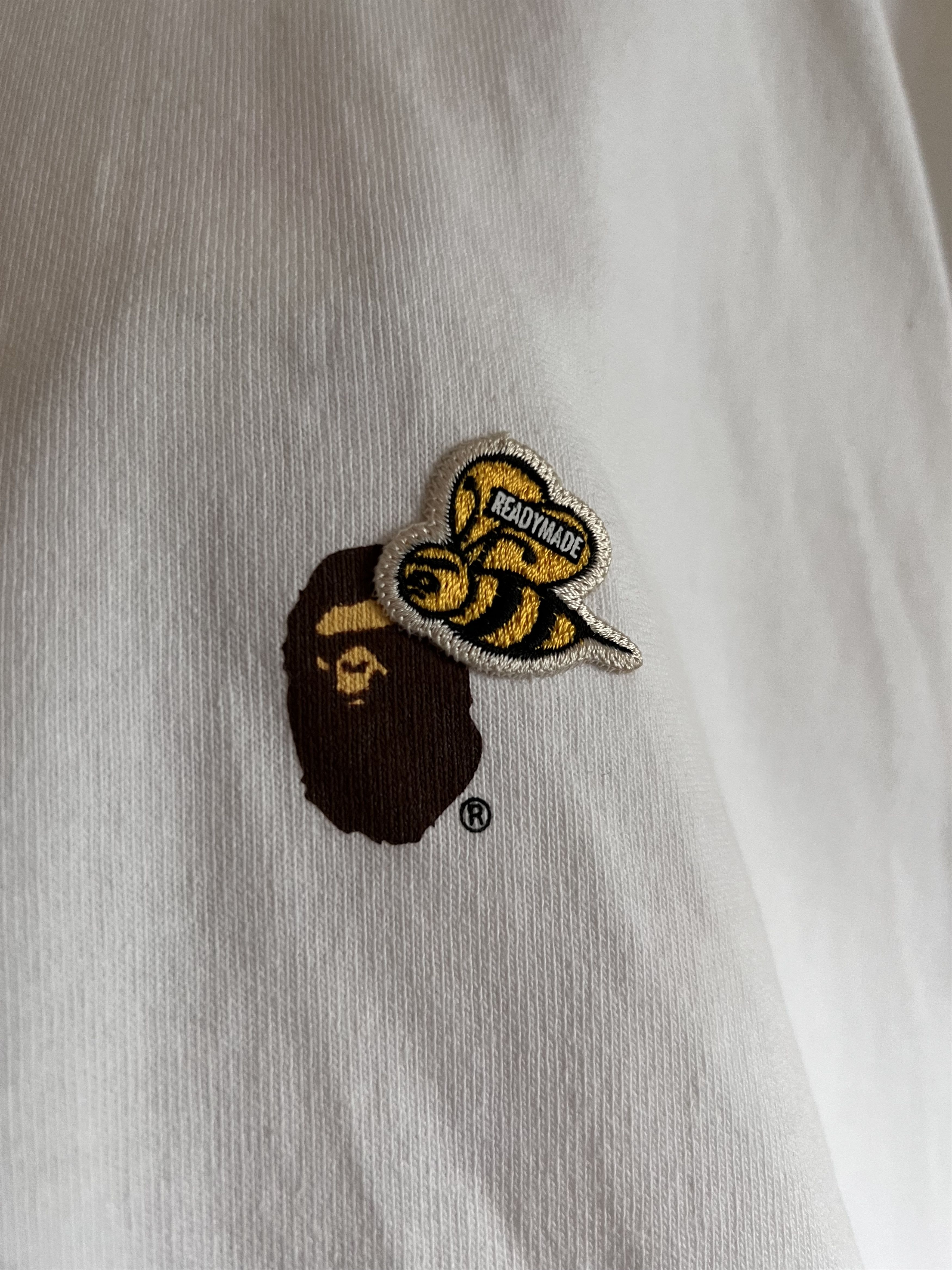 Bape × READYMADE Readymade Bape Camo Logo Tee in Pink White Size US M / EU 48-50 / 2 - 5 Thumbnail