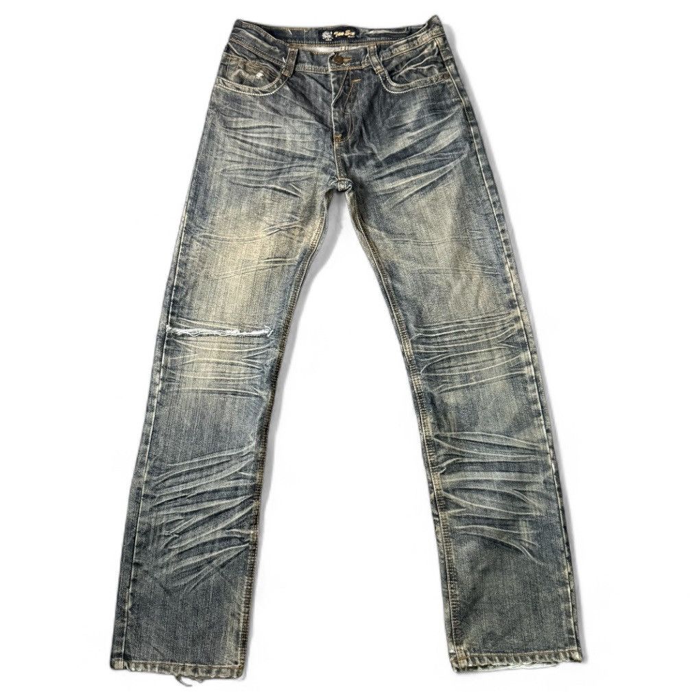 Hysteric Glamour CHU Seditionaries Embroidered Art Back Denim Size US 32 / EU 48 - 2 Thumbnail